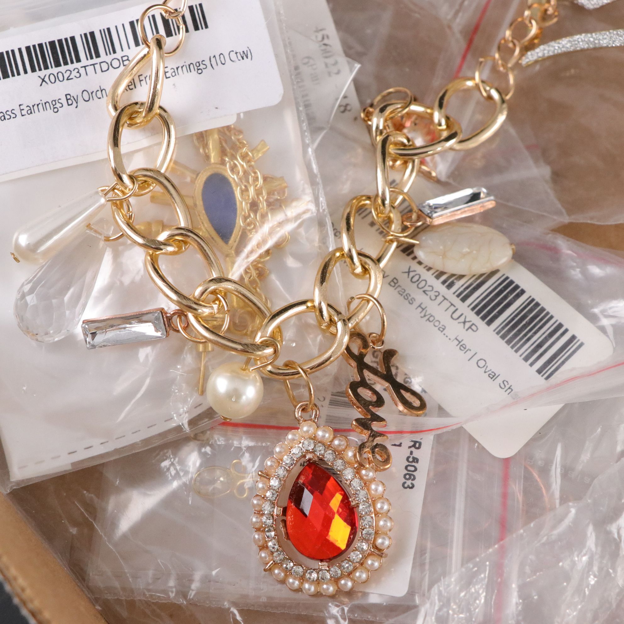 Uncommon Discoveries: Assorted Brass Earrings, Necklaces & More