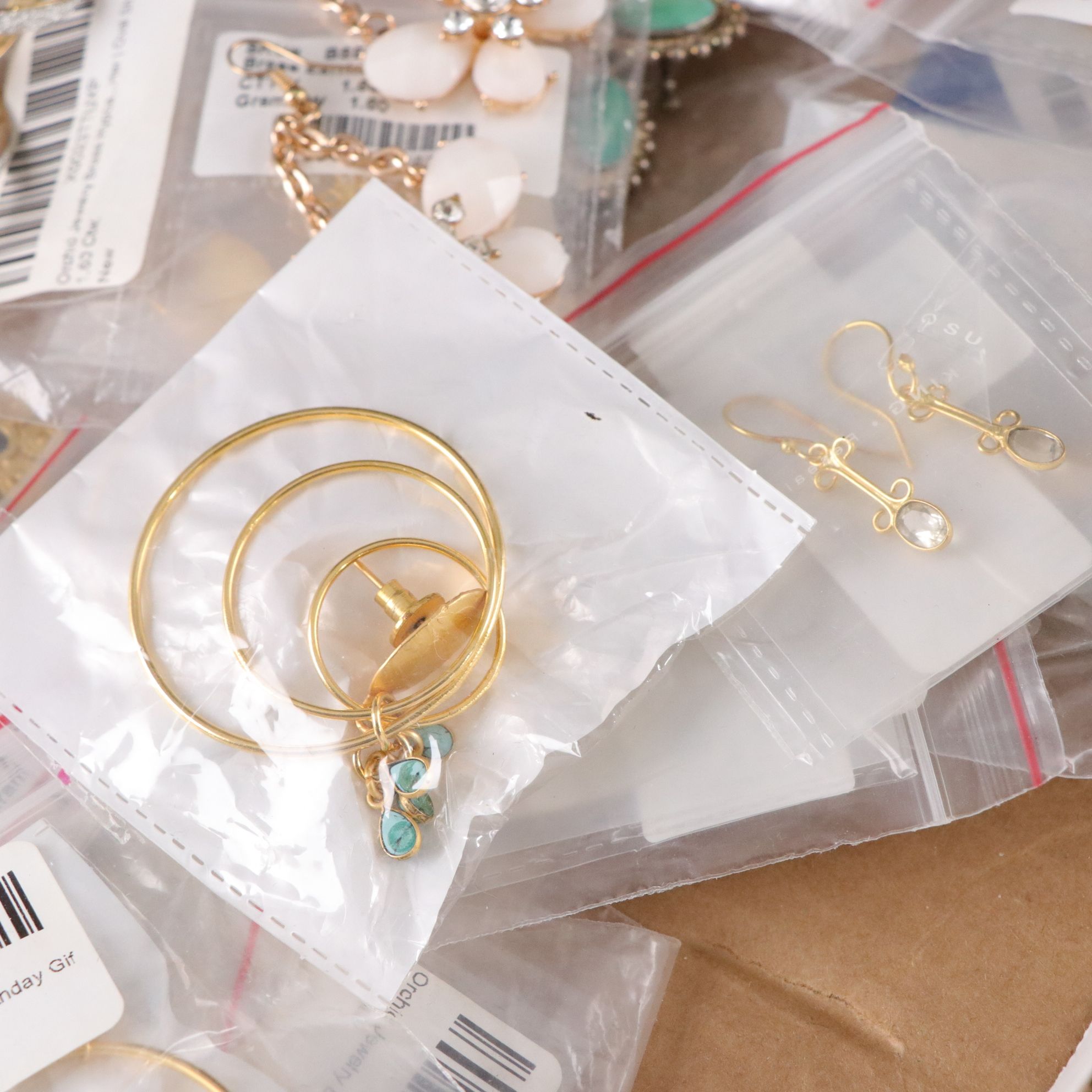 Uncommon Discoveries: Assorted Brass Earrings, Necklaces & More