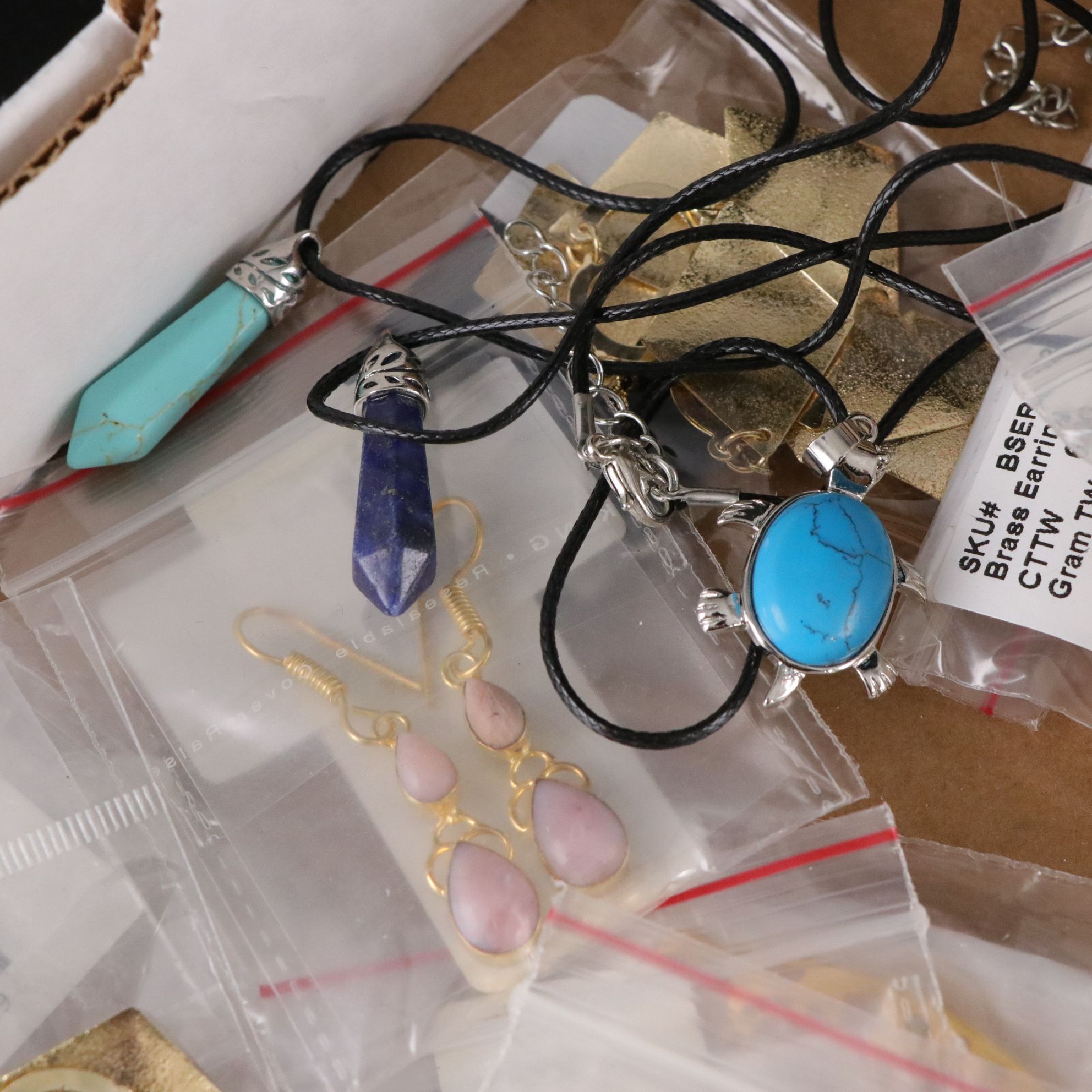 Uncommon Discoveries: Assorted Brass Earrings, Necklaces & More