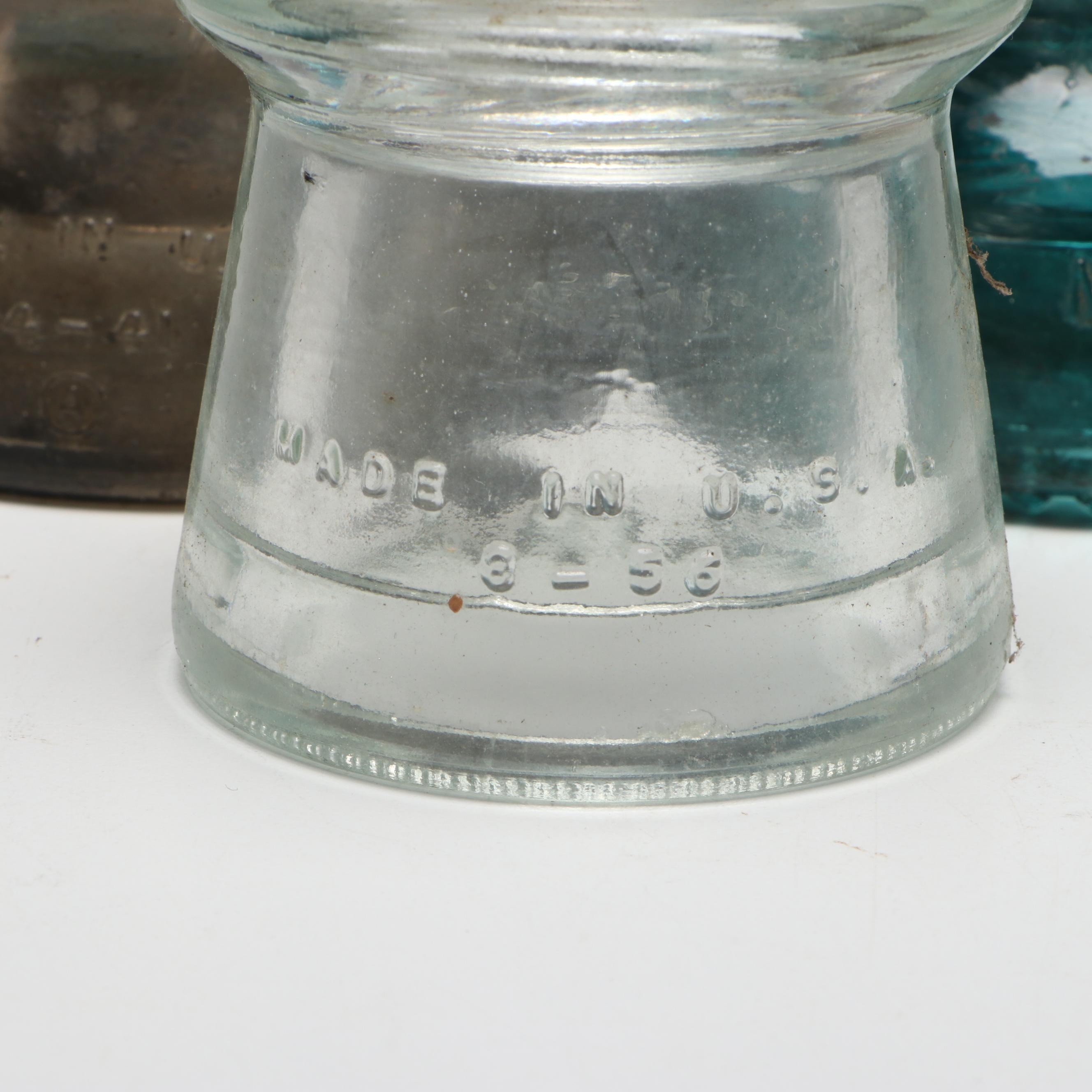 Hemingray and Whitall Tatum Glass Insulators