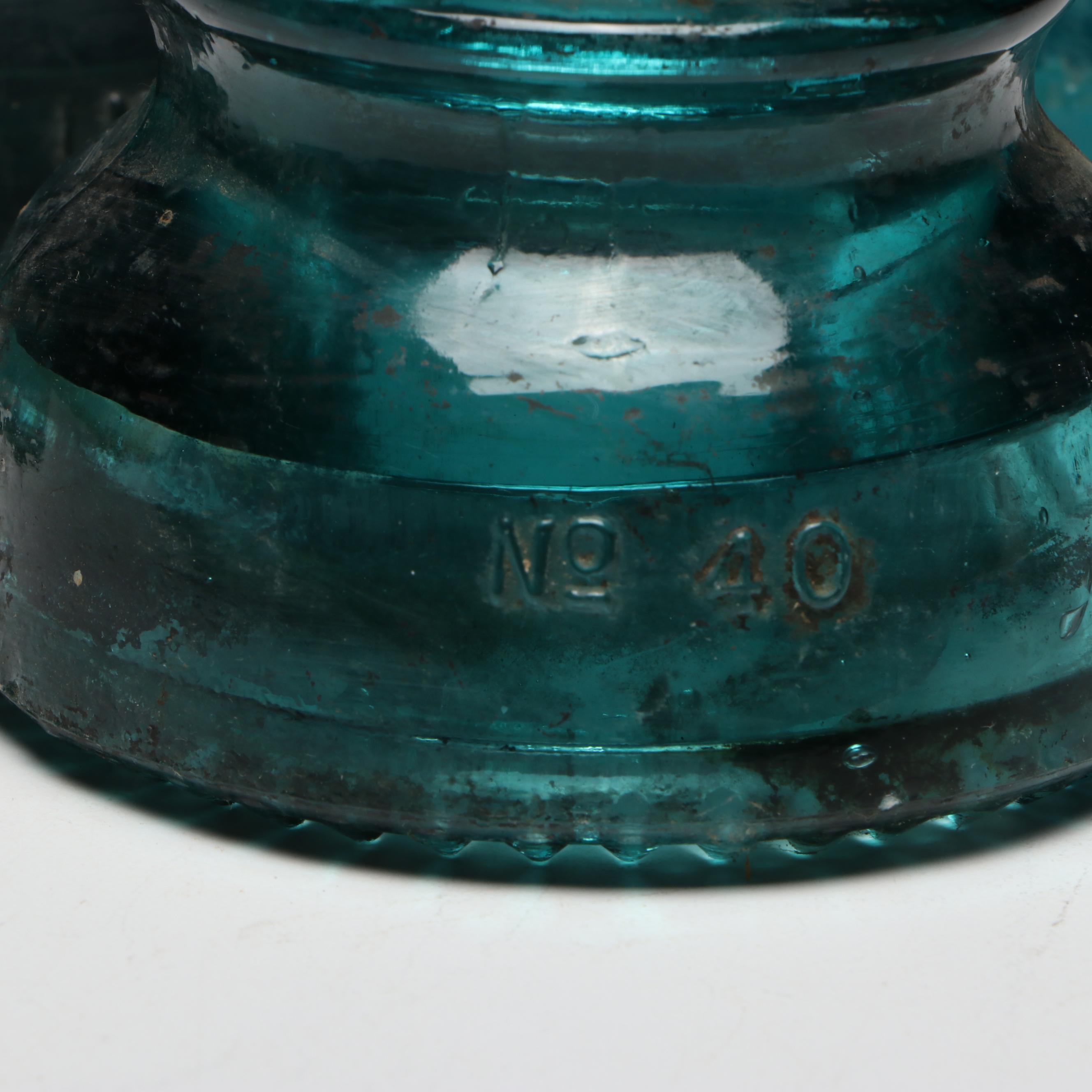 Hemingray and Whitall Tatum Glass Insulators