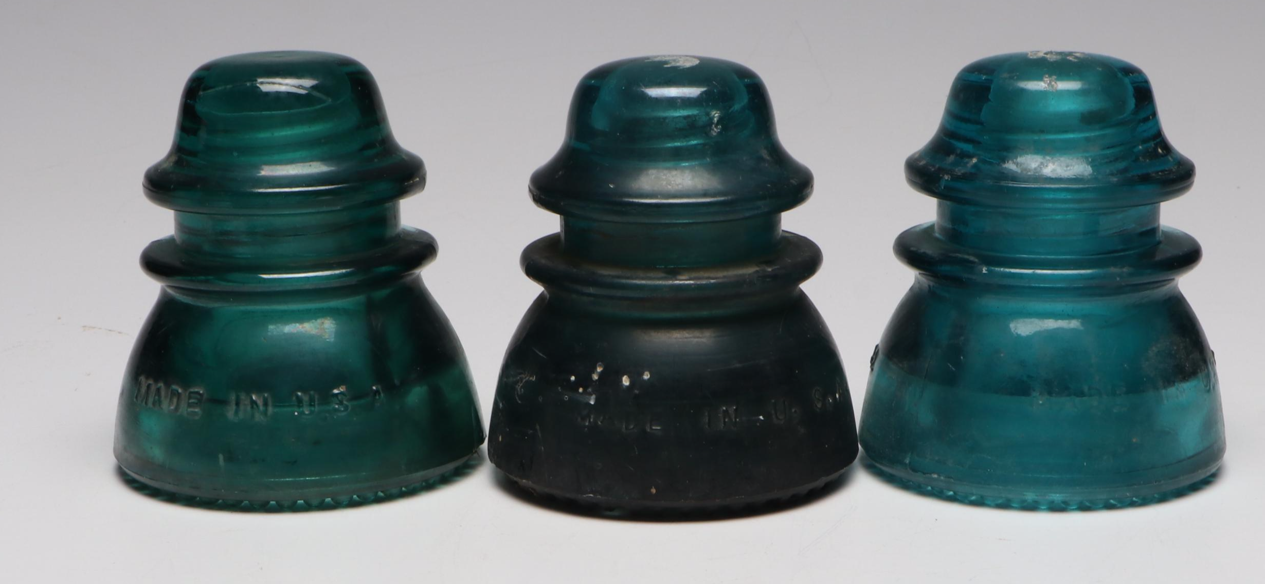 Hemingray and Whitall Tatum Glass Insulators