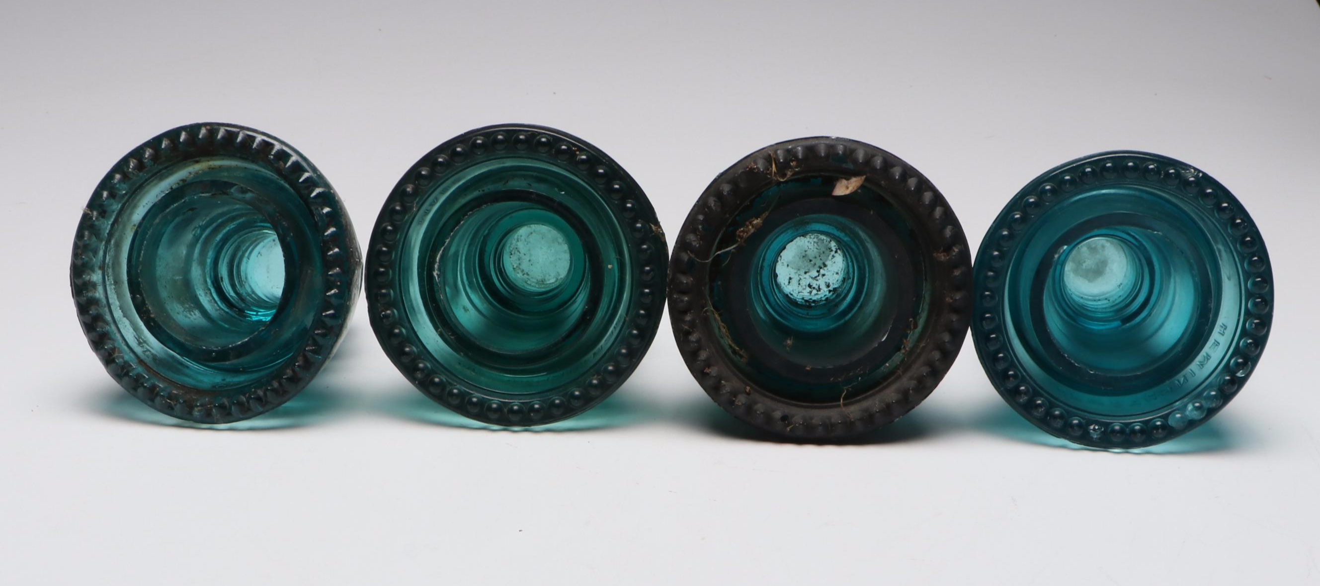 Hemingray and Whitall Tatum Glass Insulators