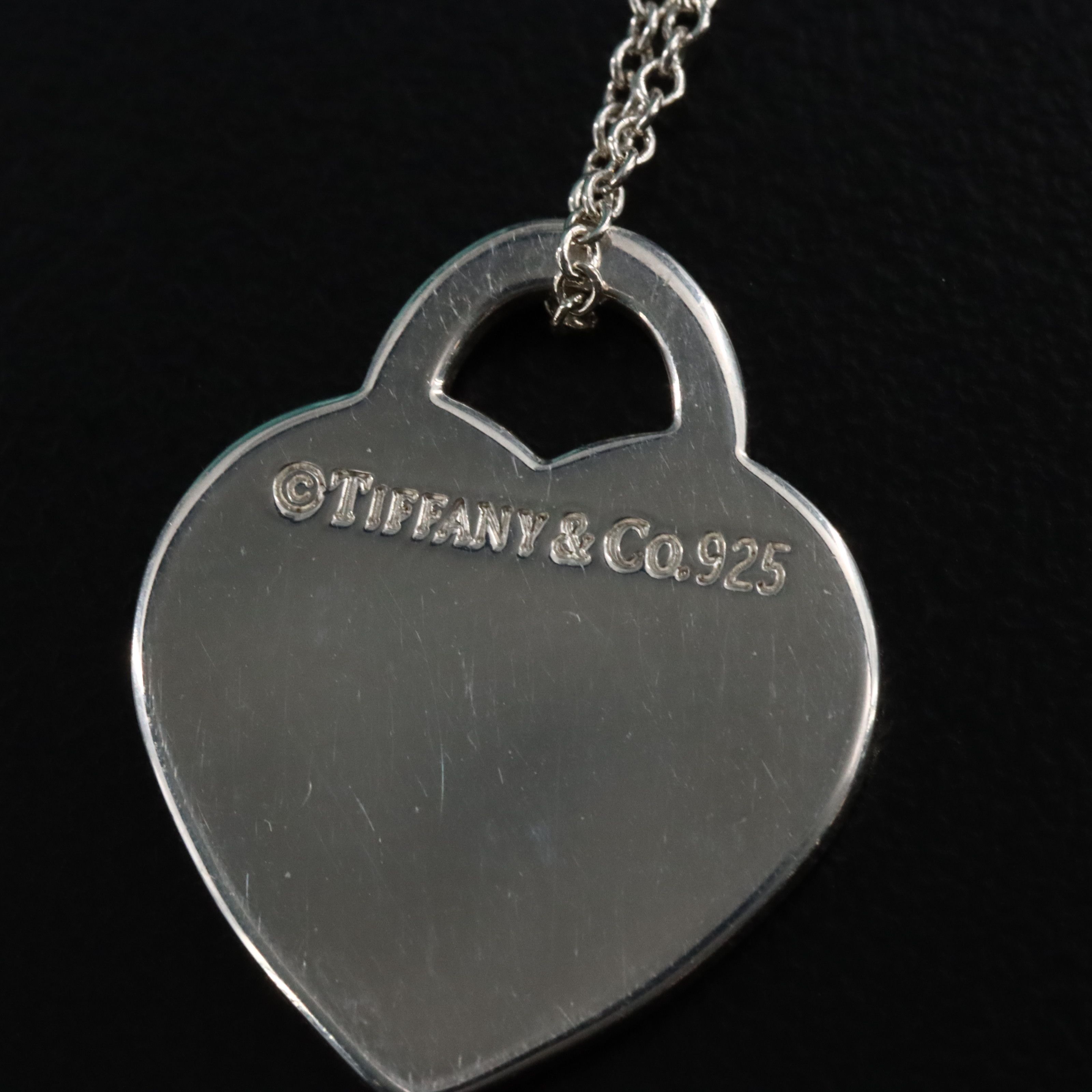 Tiffany & Co. Return to Tiffany Sterling Heart Necklace