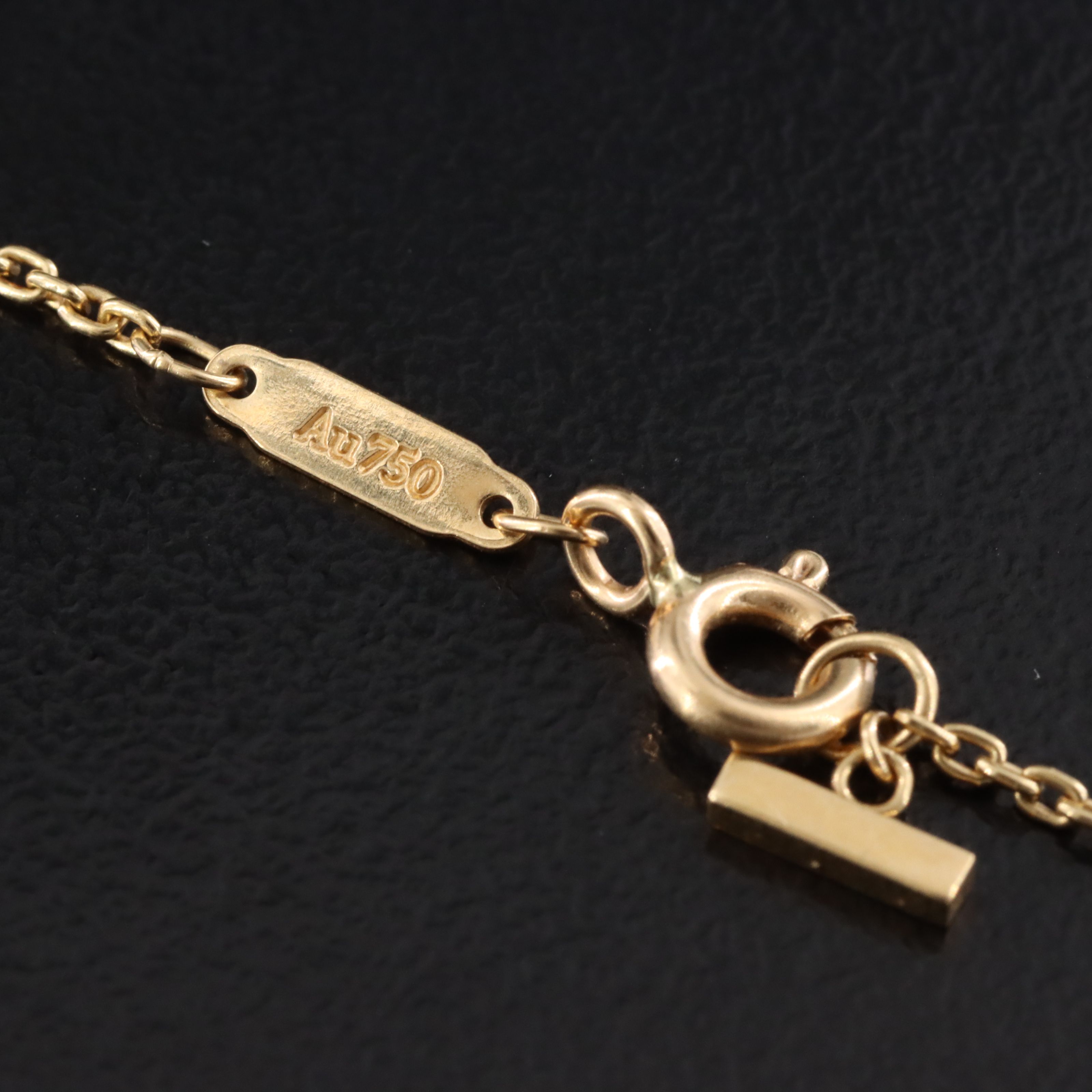 Tiffany & Co.  Medium "T" Smile 18K Diamond Necklace