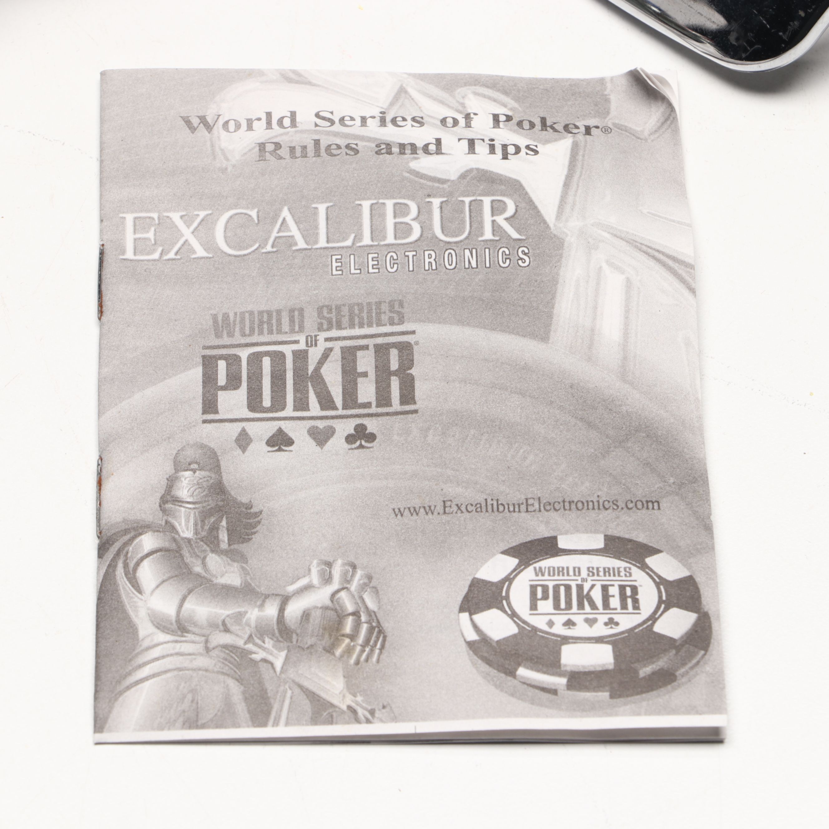 Excalibur Electronics World Series of Poker Cards with Chips and Dice