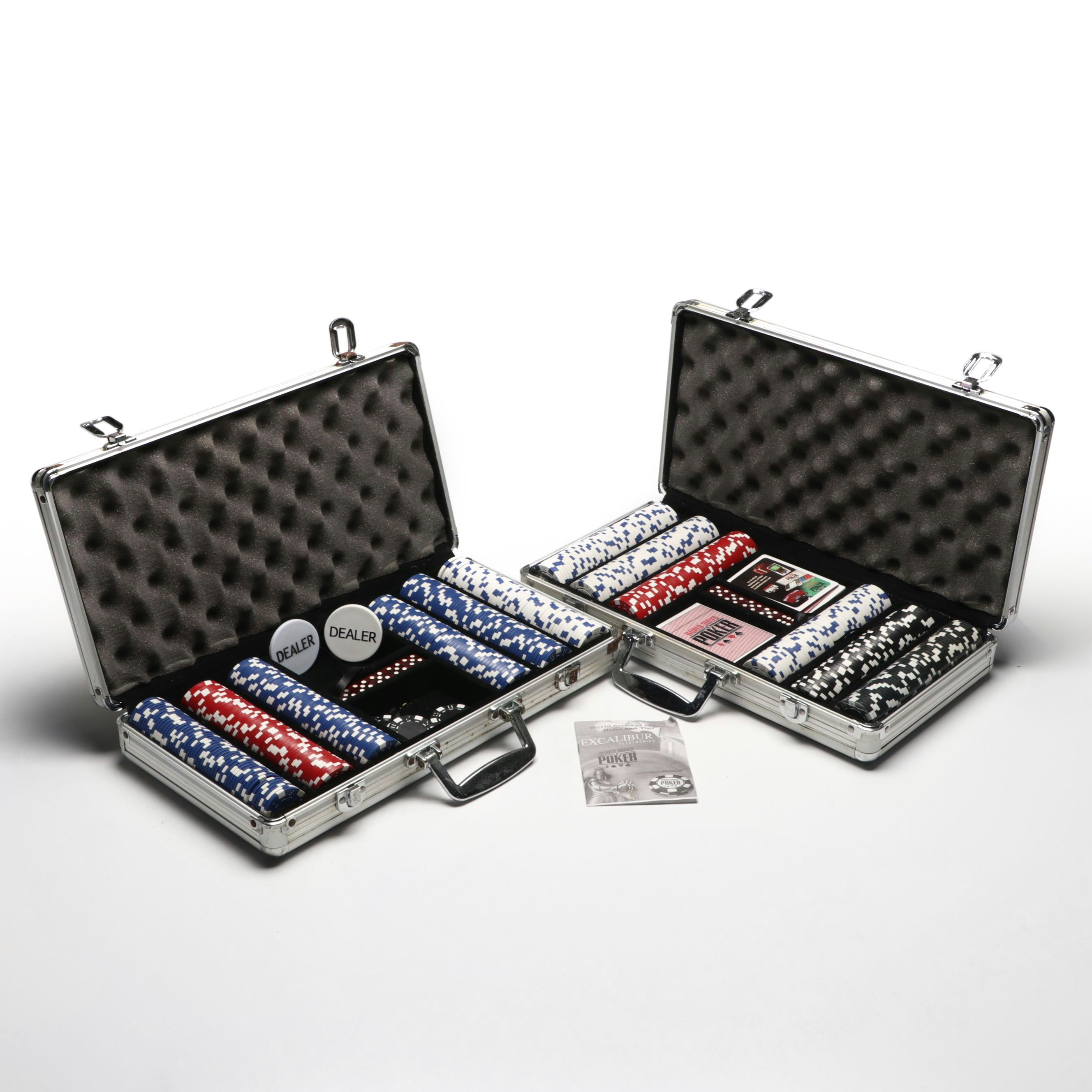 Excalibur Electronics World Series of Poker Cards with Chips and Dice