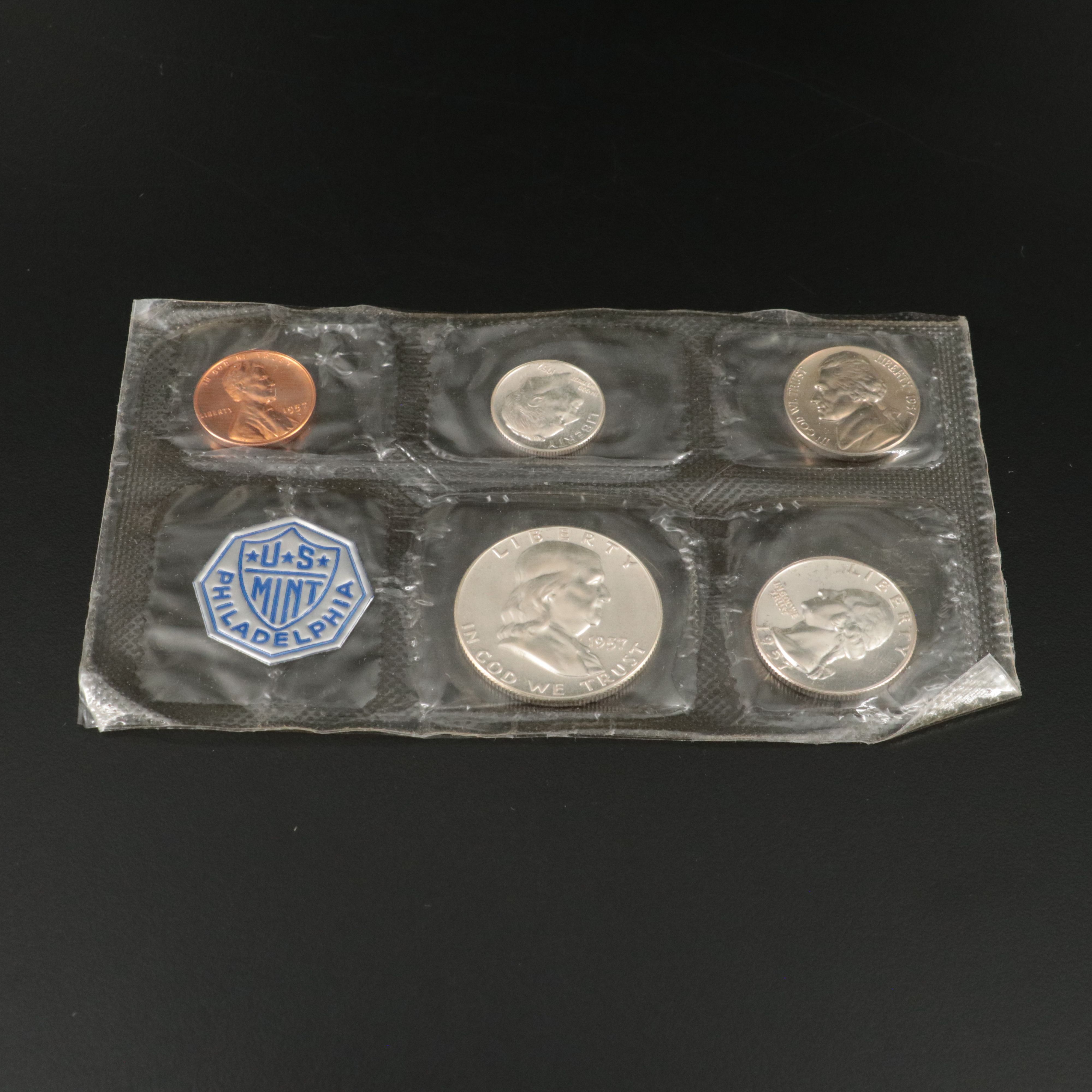 Two 1957 U.S. Silver Proof Sets