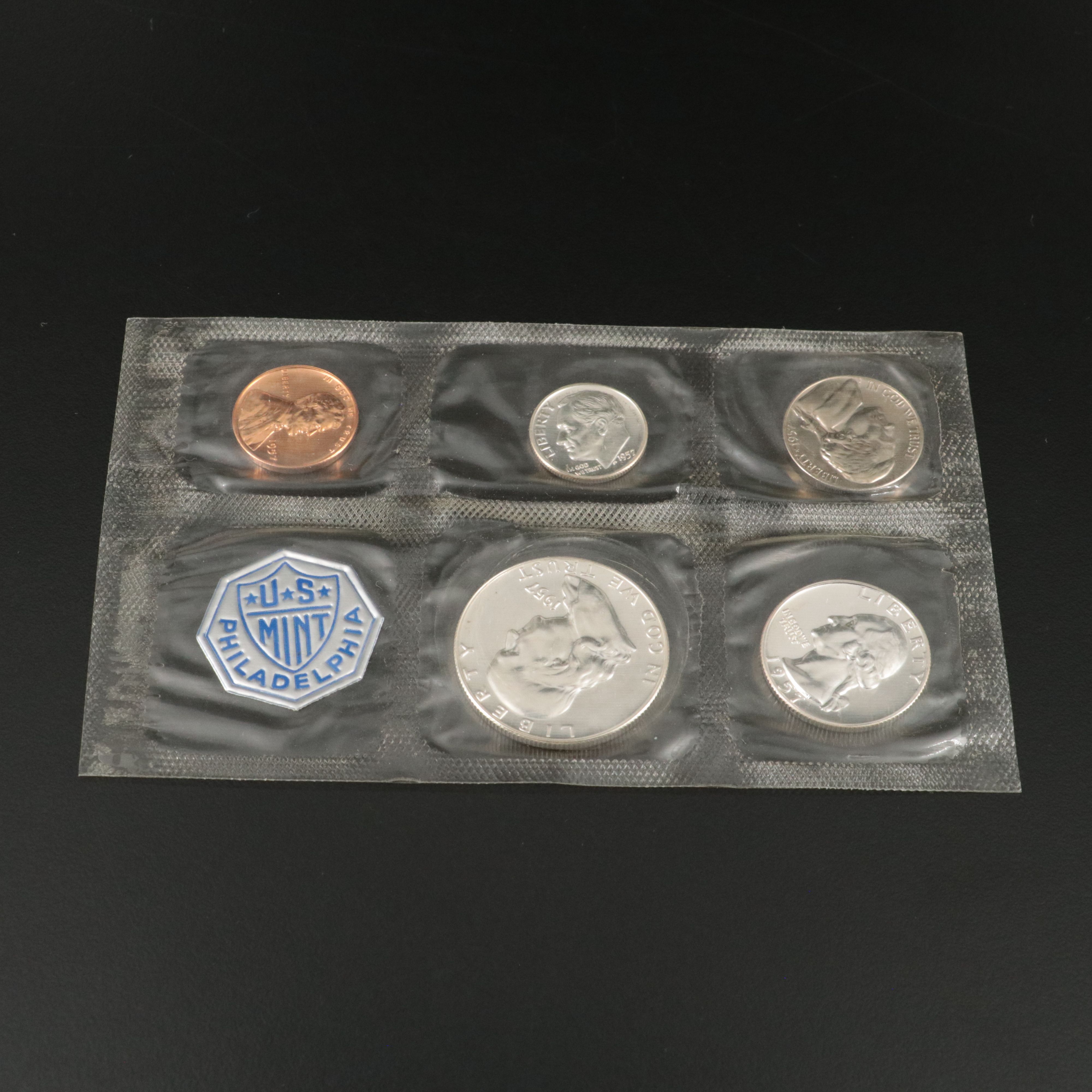 Two 1957 U.S. Silver Proof Sets