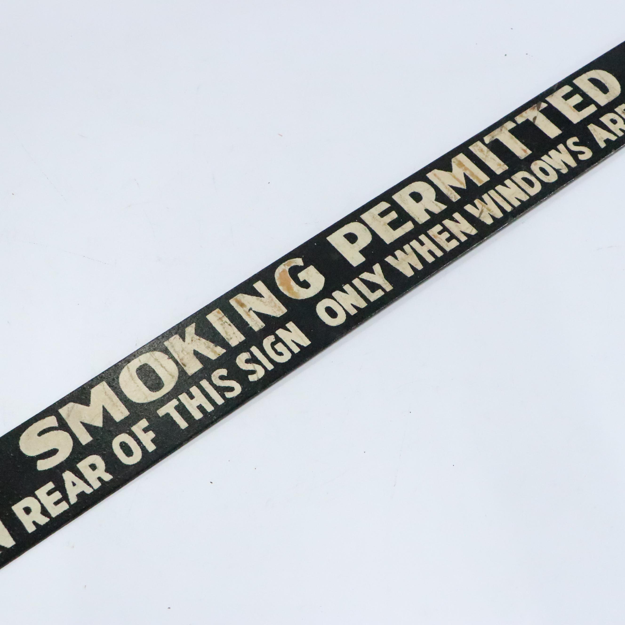 "Horst-Wessel-Str.", "Smoking Permitted" and Other Sign, Early to Mid-20th C.