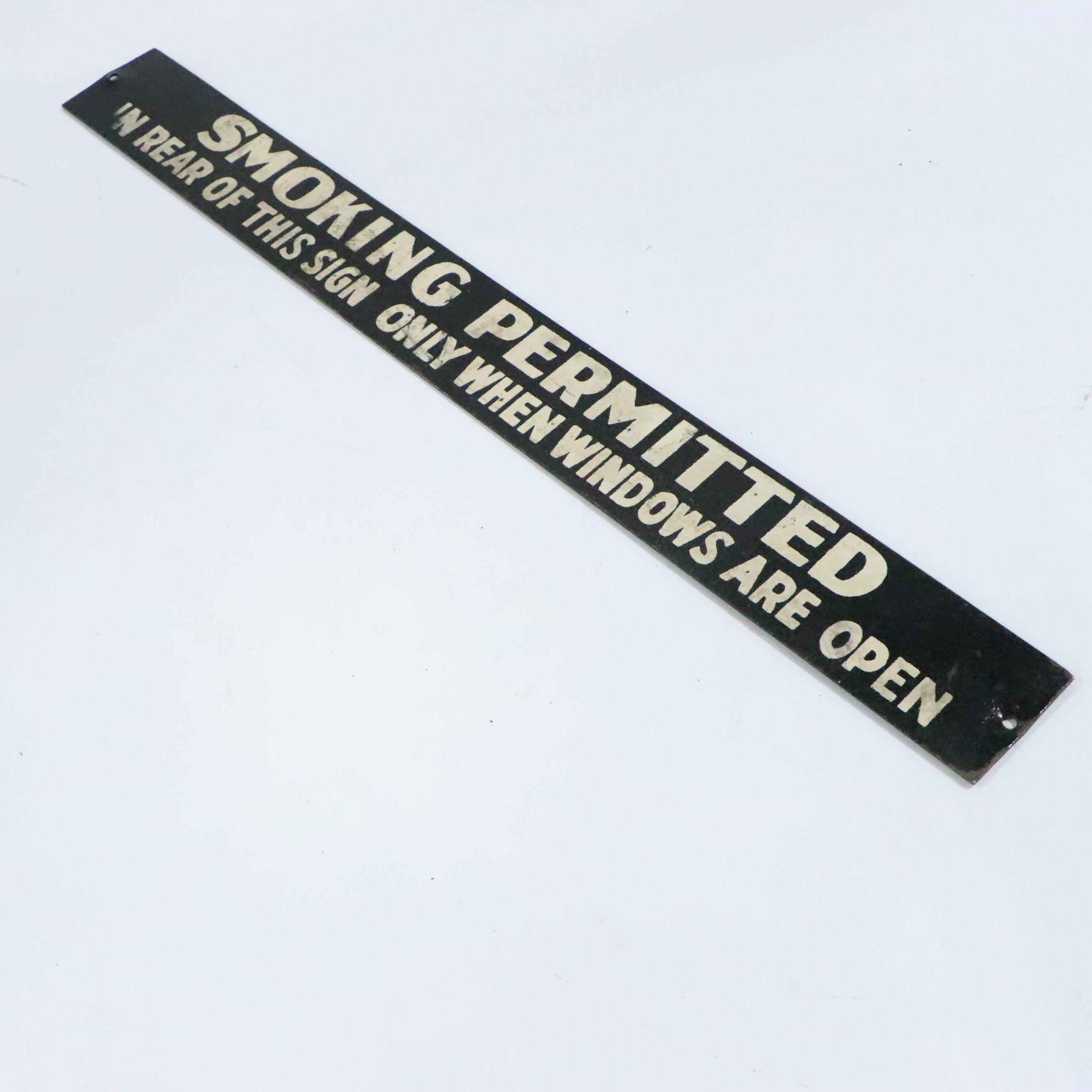 "Horst-Wessel-Str.", "Smoking Permitted" and Other Sign, Early to Mid-20th C.