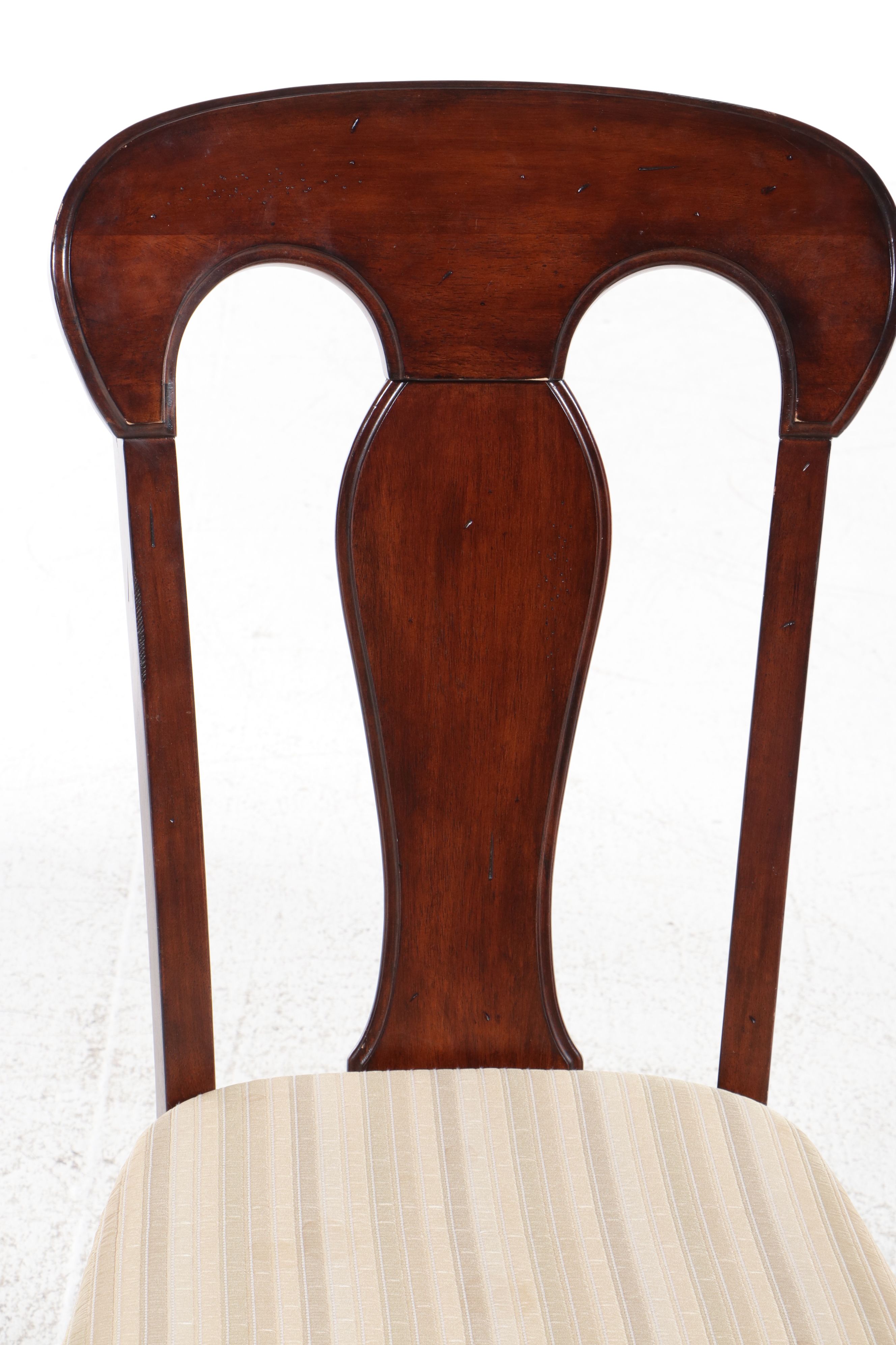 Queen Anne Style Mahogany Side Chair