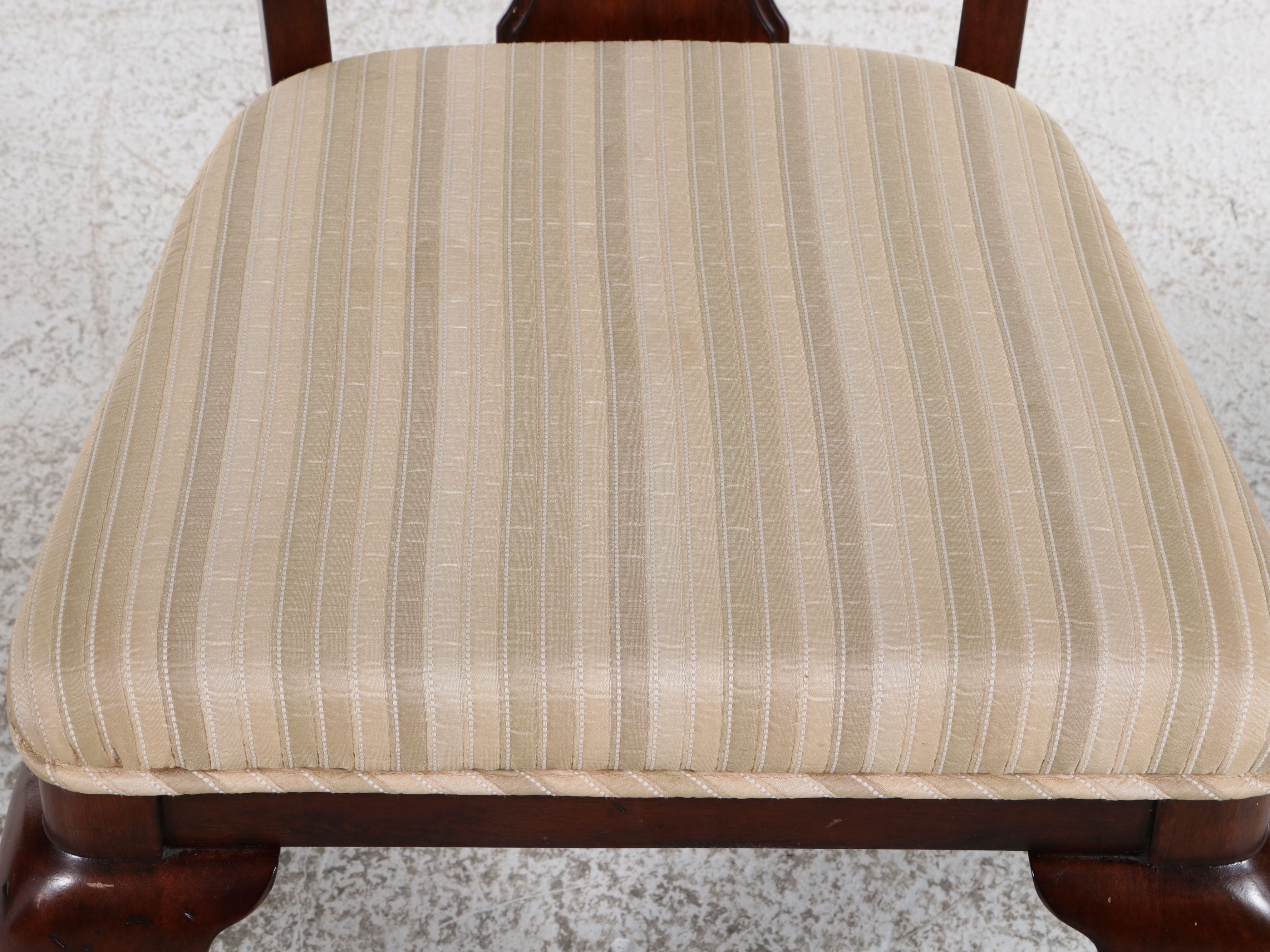 Queen Anne Style Mahogany Side Chair