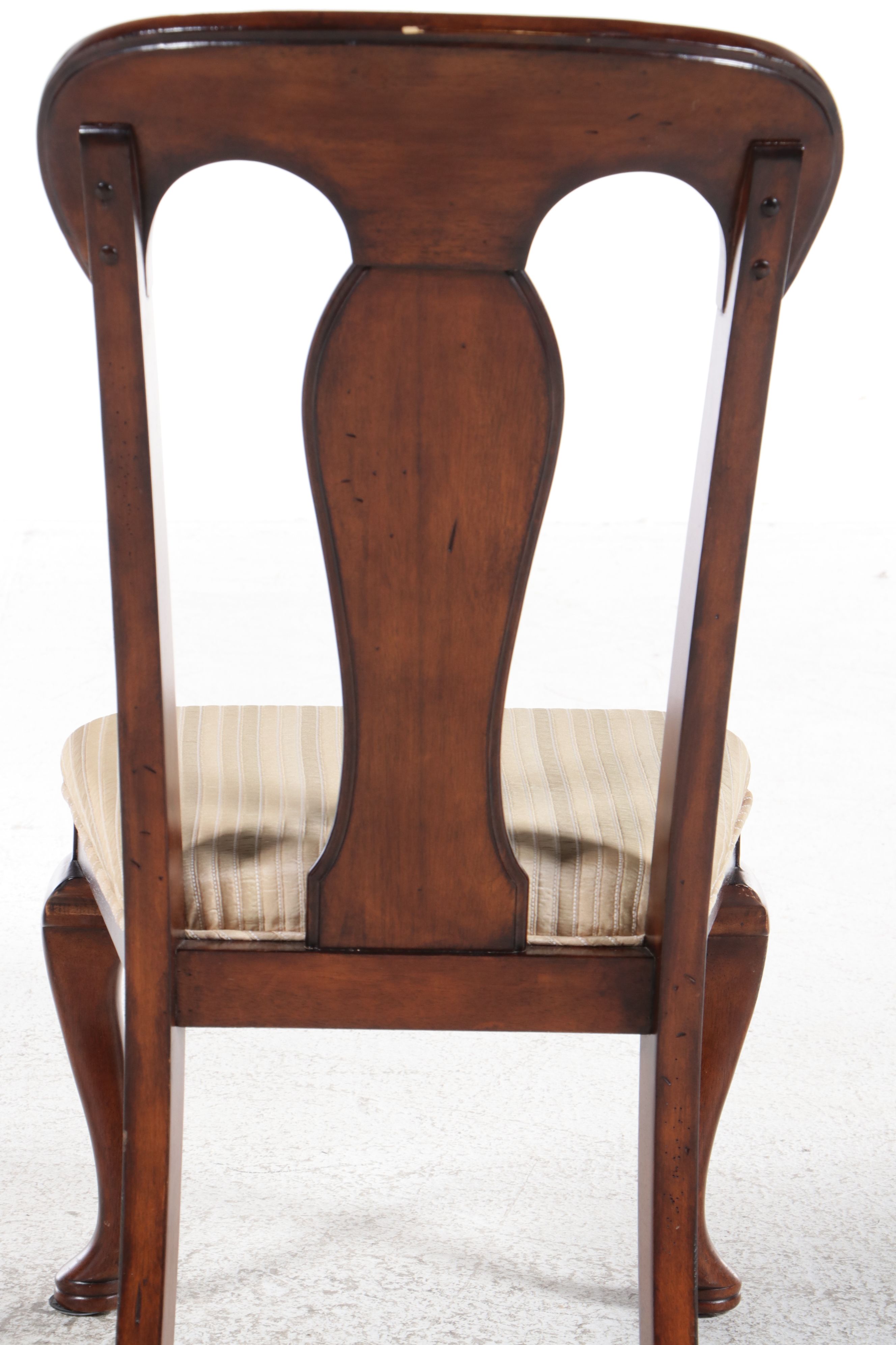 Queen Anne Style Mahogany Side Chair