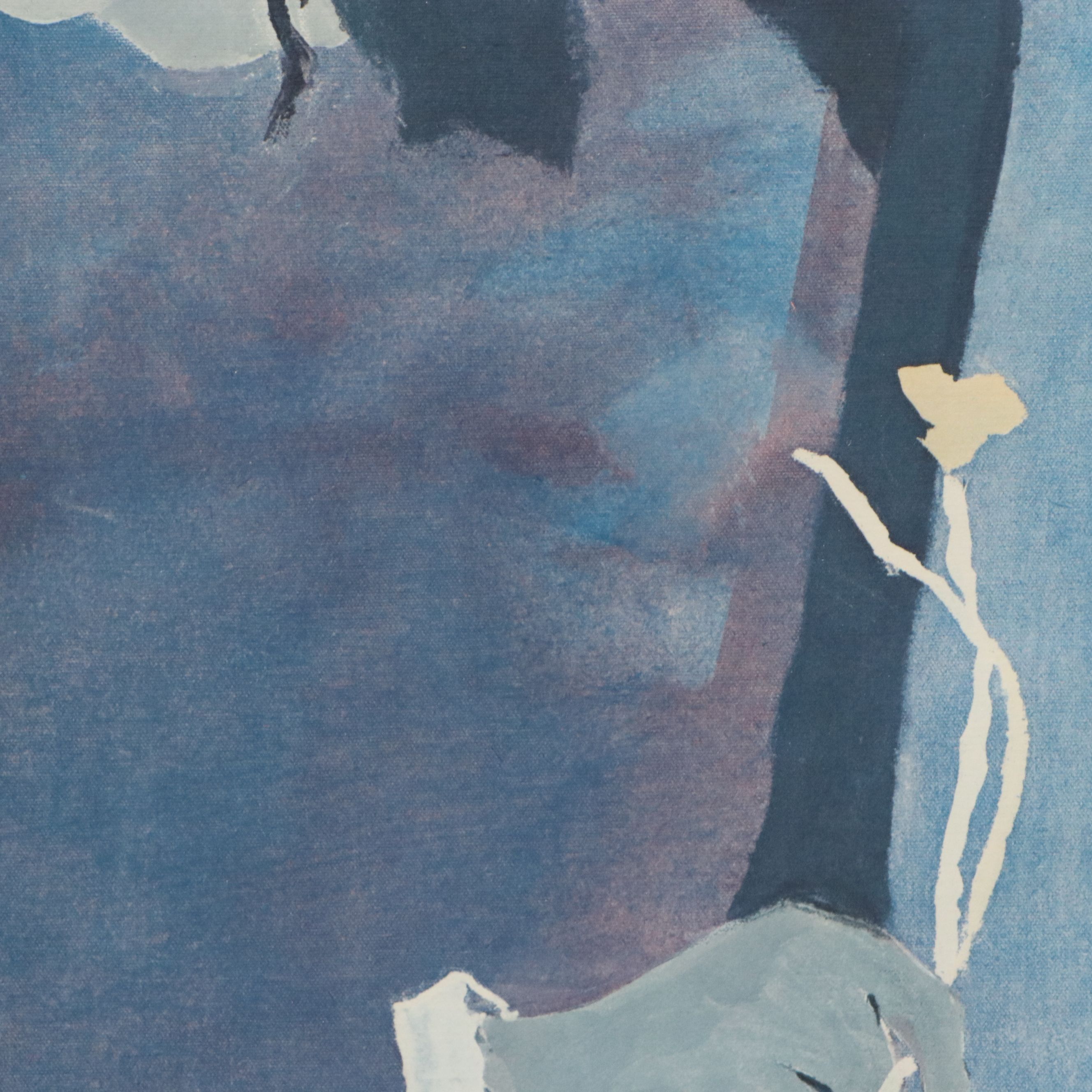 Offset Lithograph After Alice Valenstein of Seated Figure, Late 20th Century