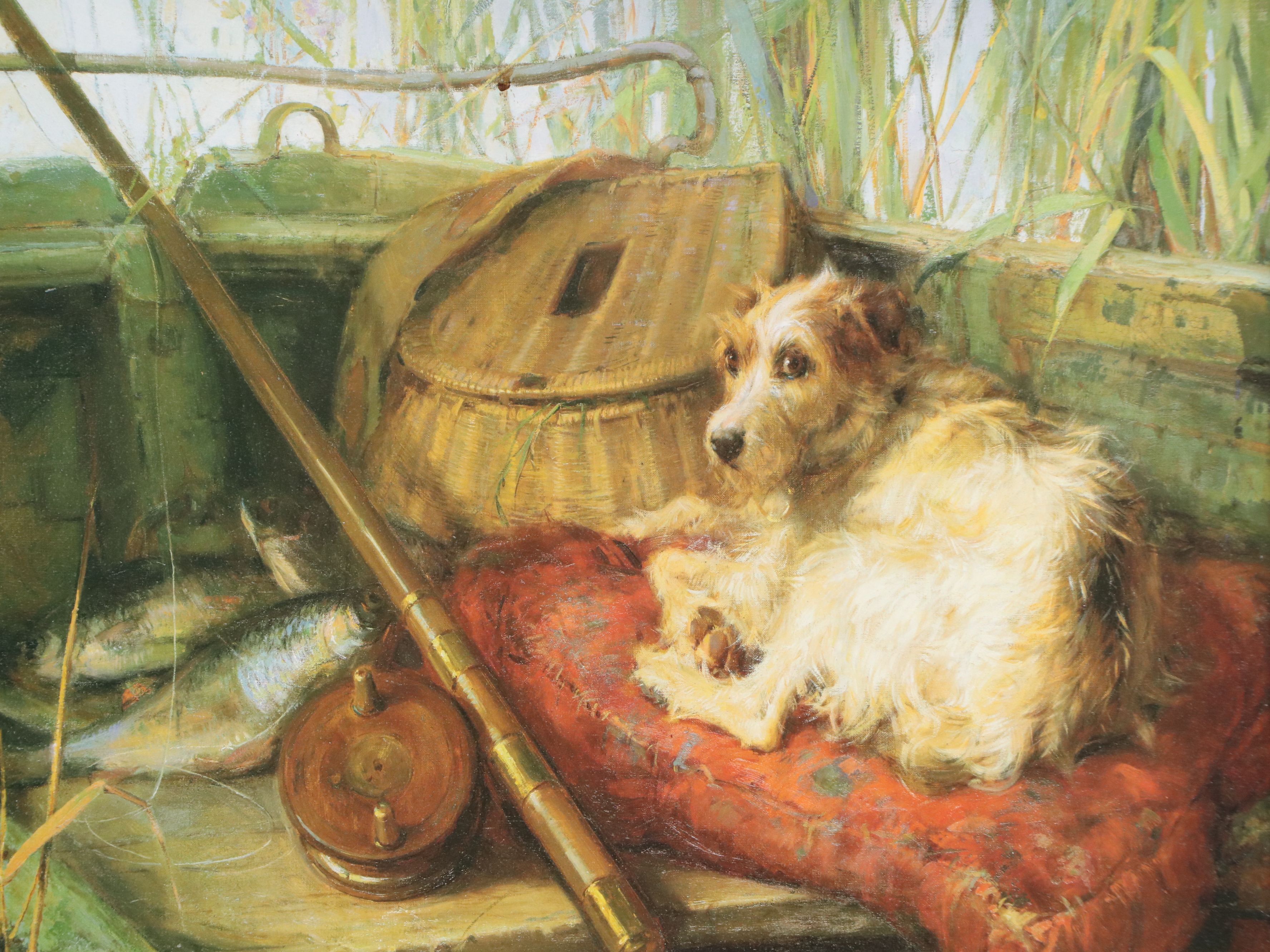 Offset Lithograph After Philip E. Stretton "Left in Charge"