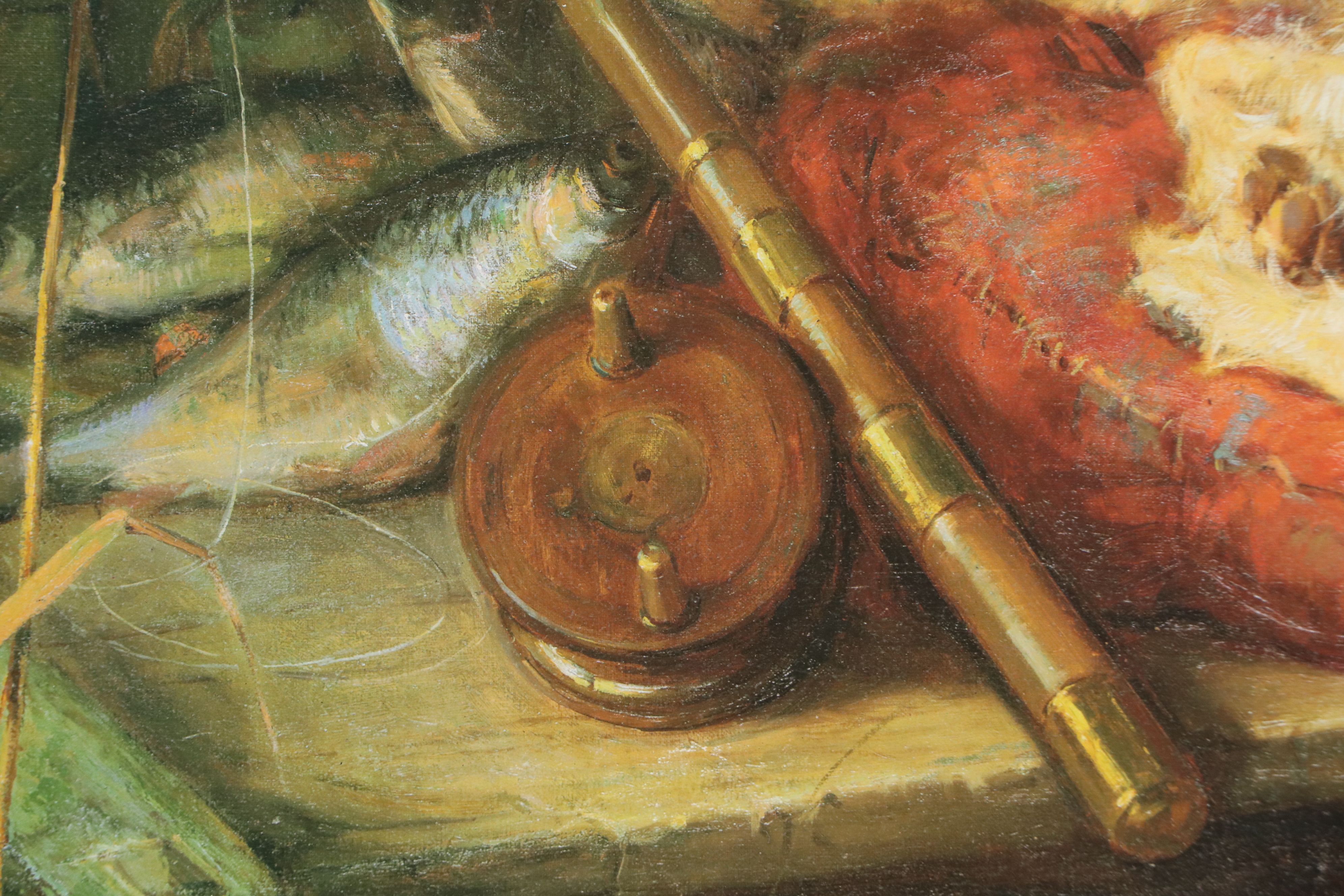 Offset Lithograph After Philip E. Stretton "Left in Charge"