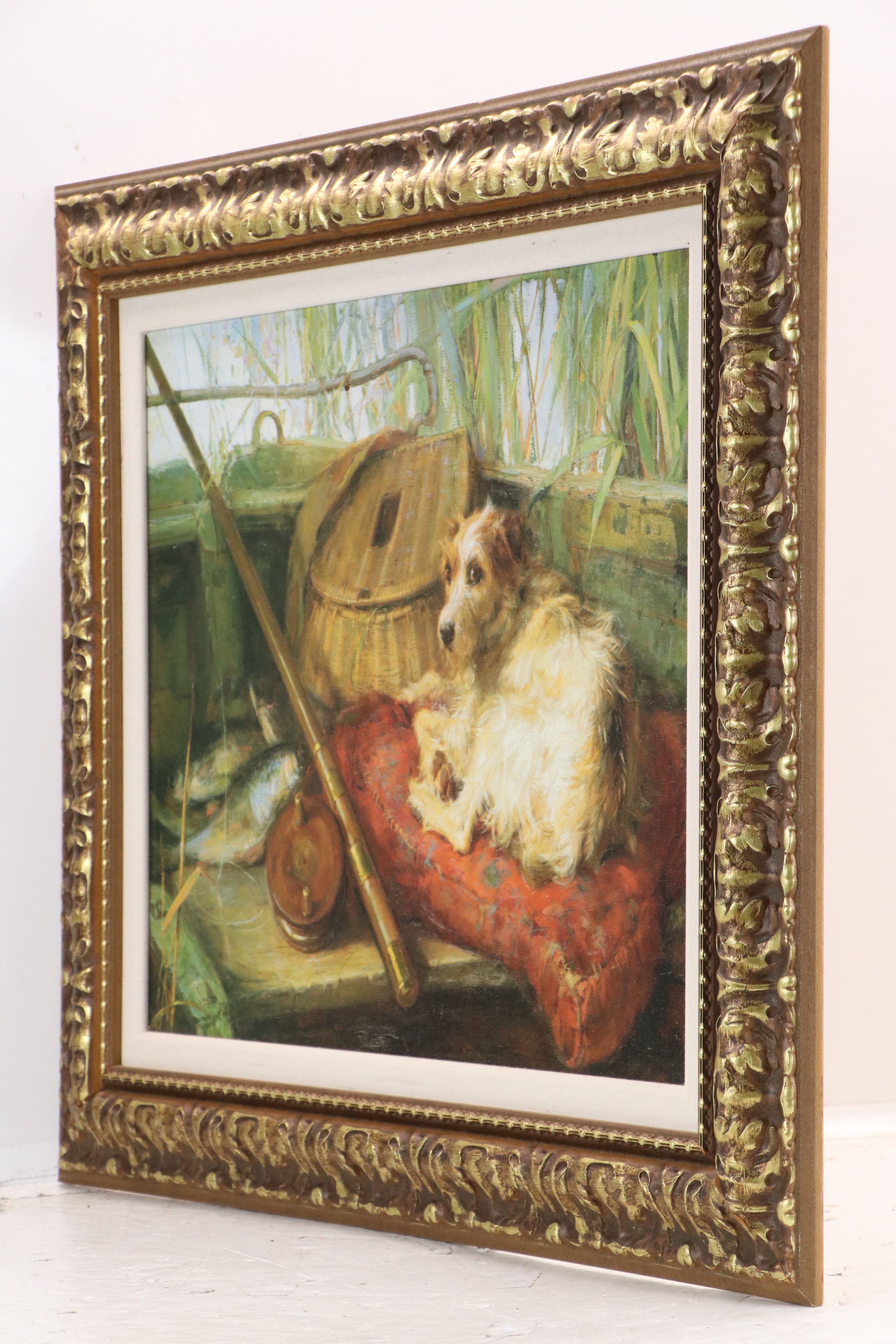 Offset Lithograph After Philip E. Stretton "Left in Charge"