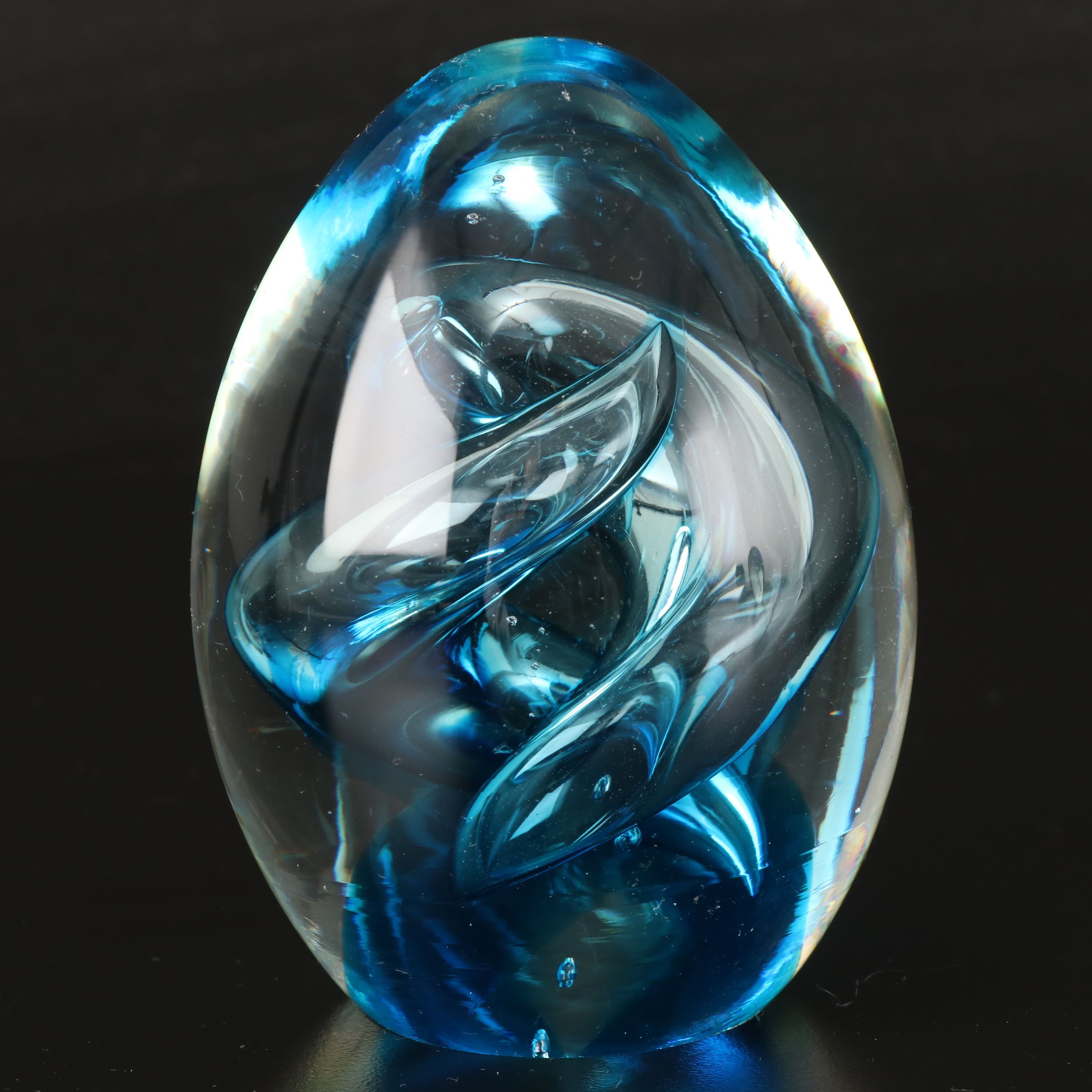 Murano Handblown Glass Seahorse Figure and Jellyfish Paperweight and Other Décor