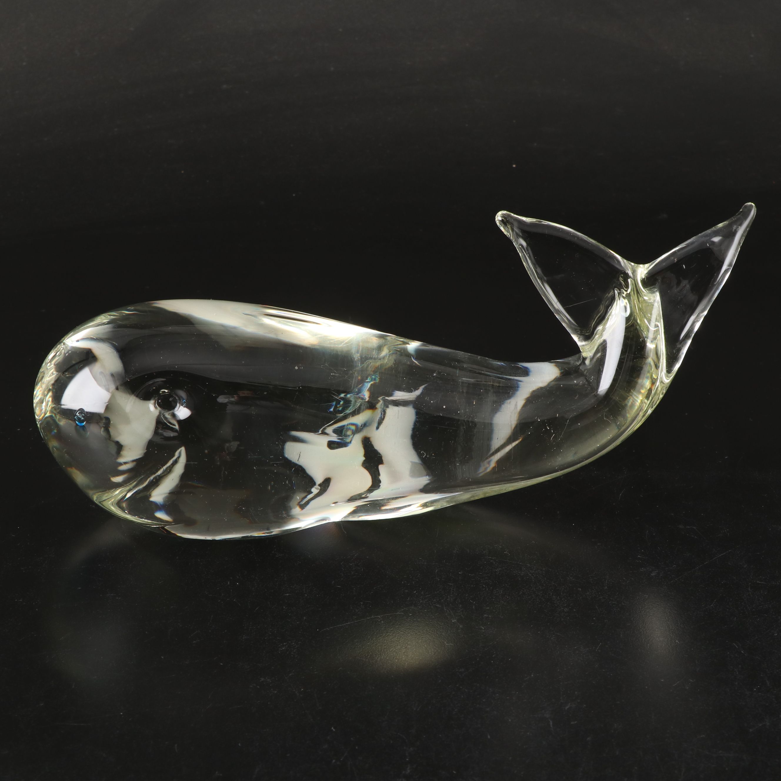 Murano Handblown Glass Seahorse Figure and Jellyfish Paperweight and Other Décor