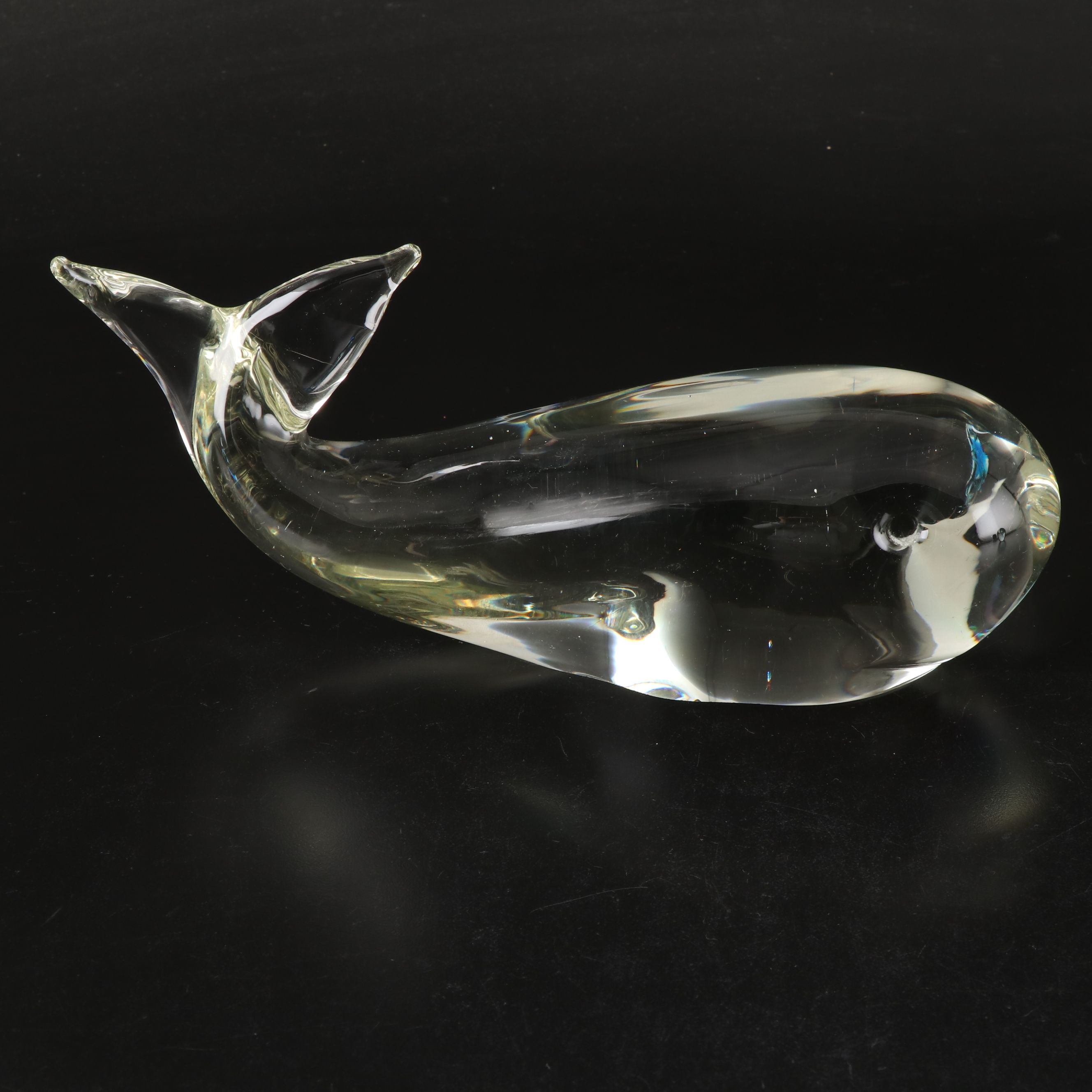 Murano Handblown Glass Seahorse Figure and Jellyfish Paperweight and Other Décor