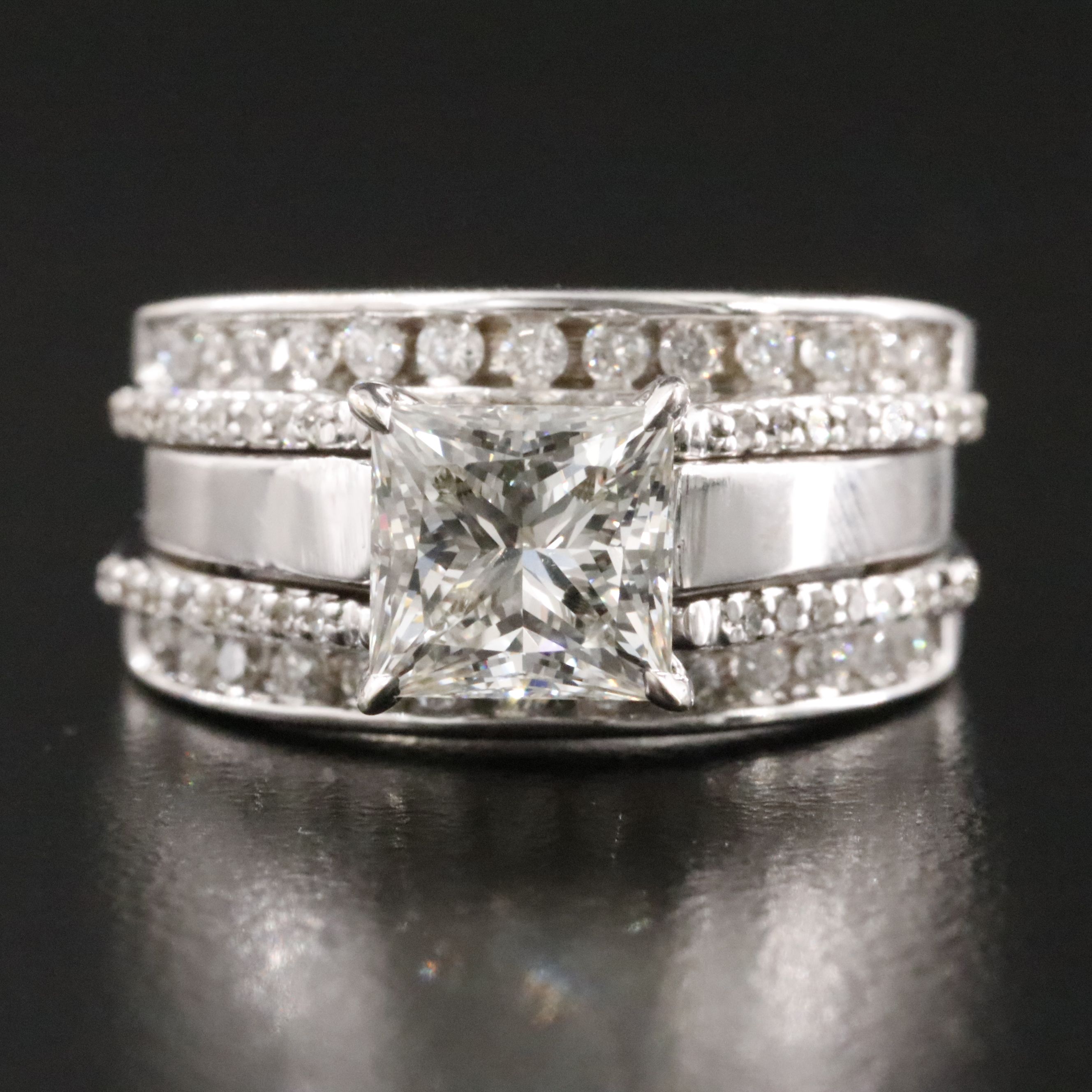 14K 2.10 CTW Lab Grown Diamond Ring