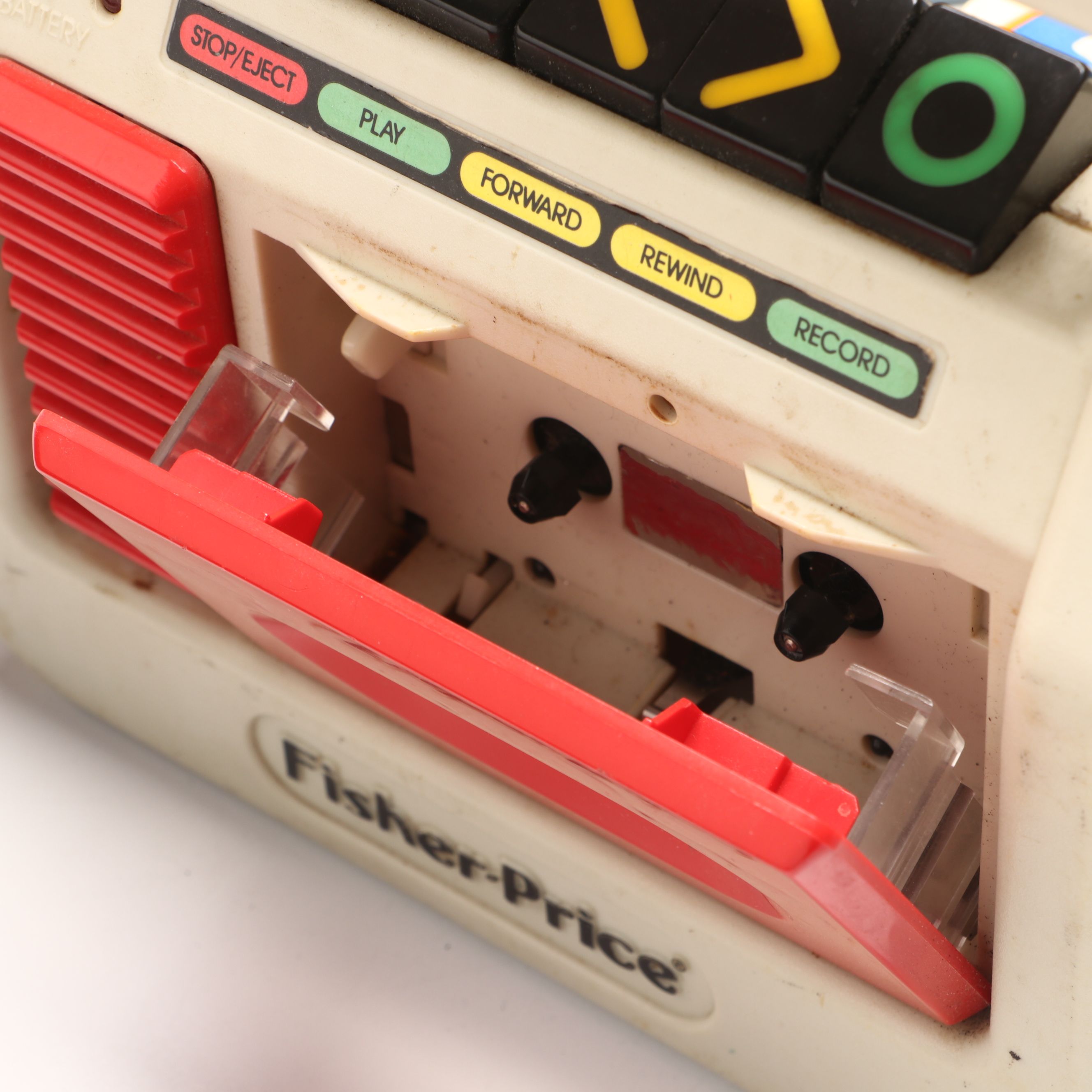 Fisher-Price Tape Recorder and Phonograph with More Vintage Toys