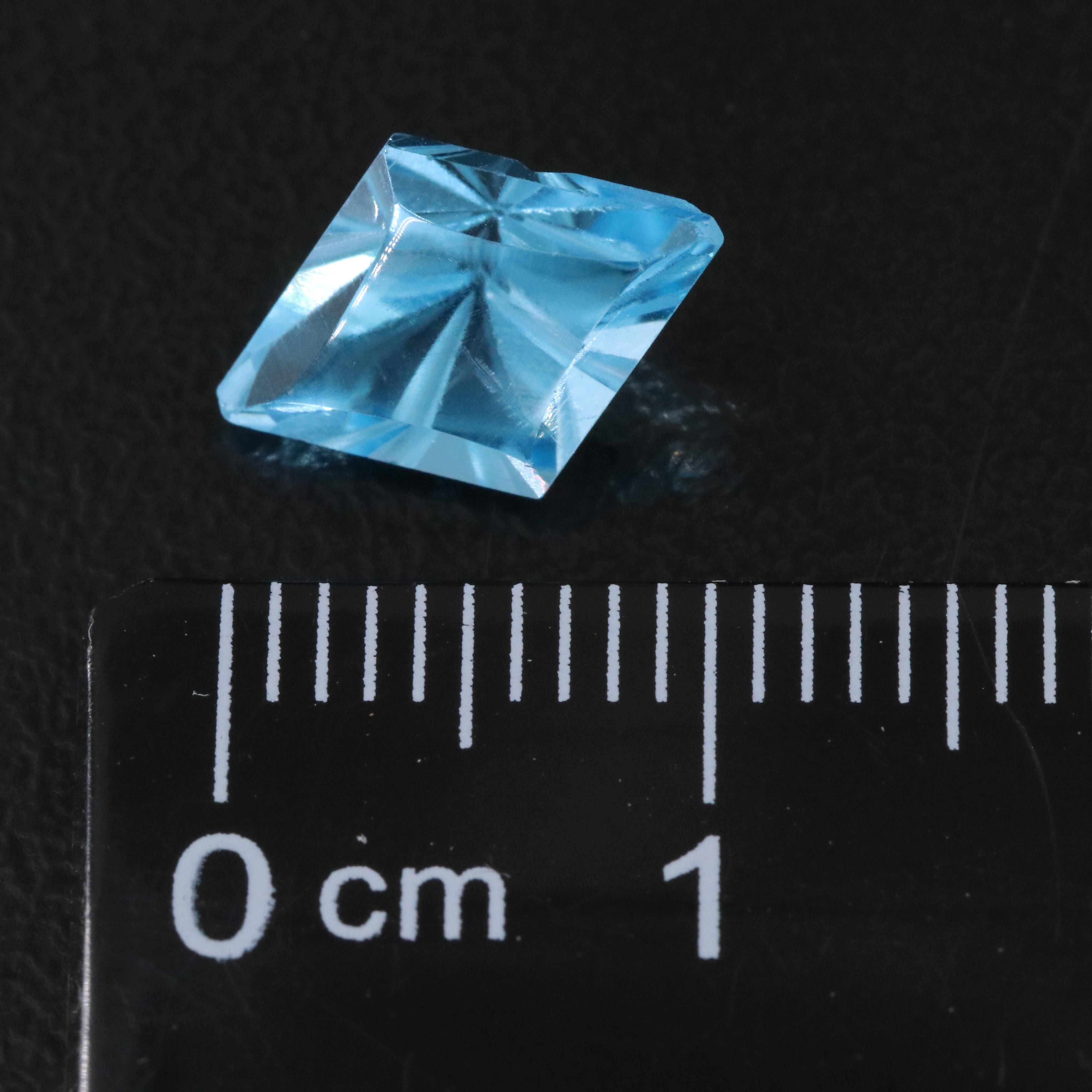 Loose 2.60 CT Swiss Blue Topaz