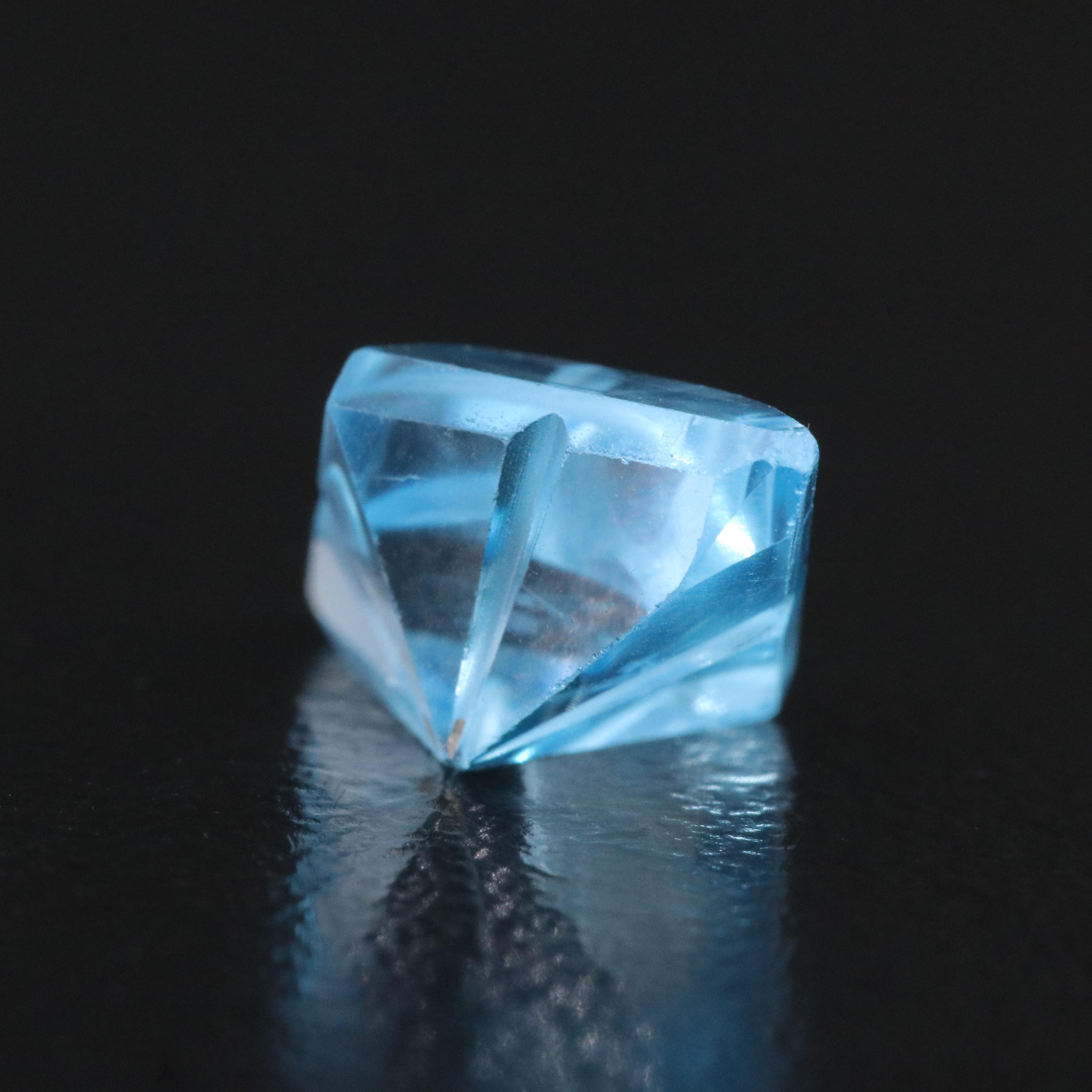 Loose 2.60 CT Swiss Blue Topaz