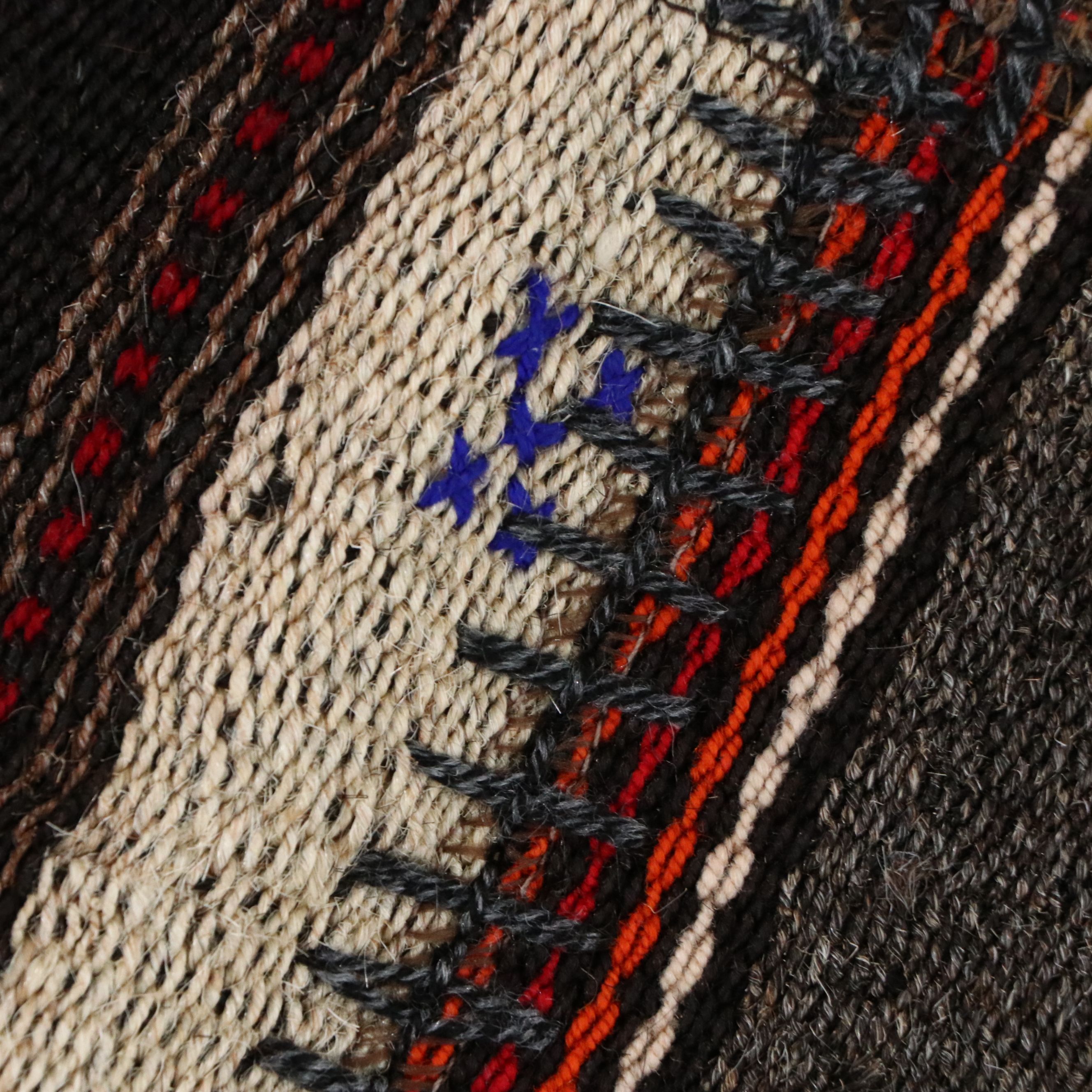 3' x 11'6 Handmade Turkish Patchwork Carpet Runner