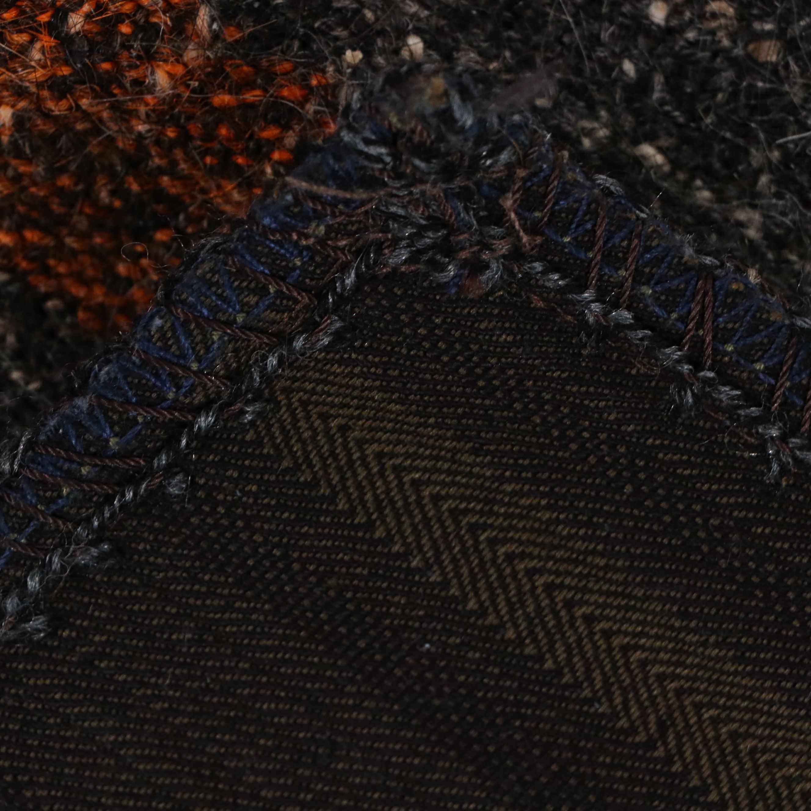 3' x 11'6 Handmade Turkish Patchwork Carpet Runner