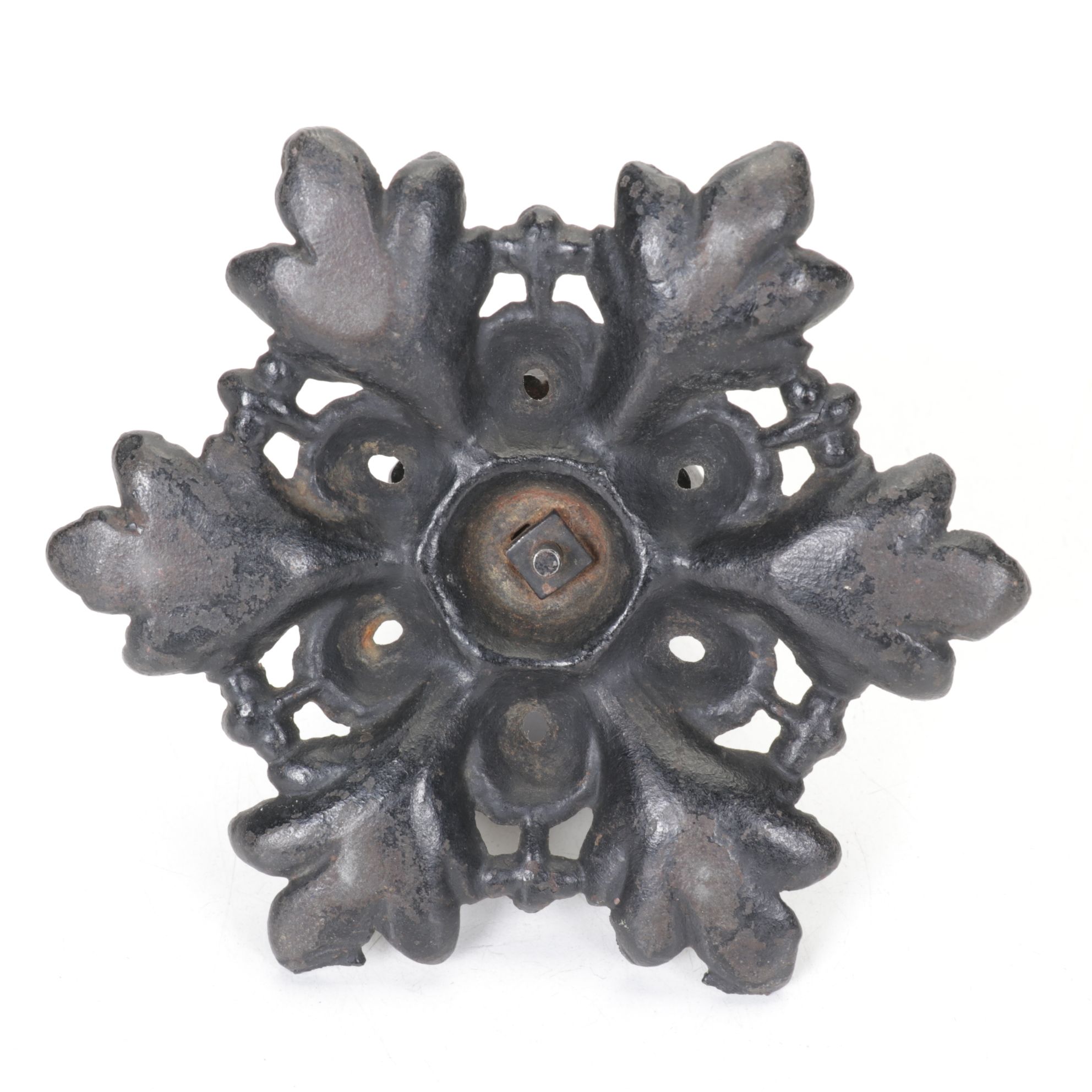 Rococo Style Inkwell, Candlestick and Ashtray with Matchbox Holder