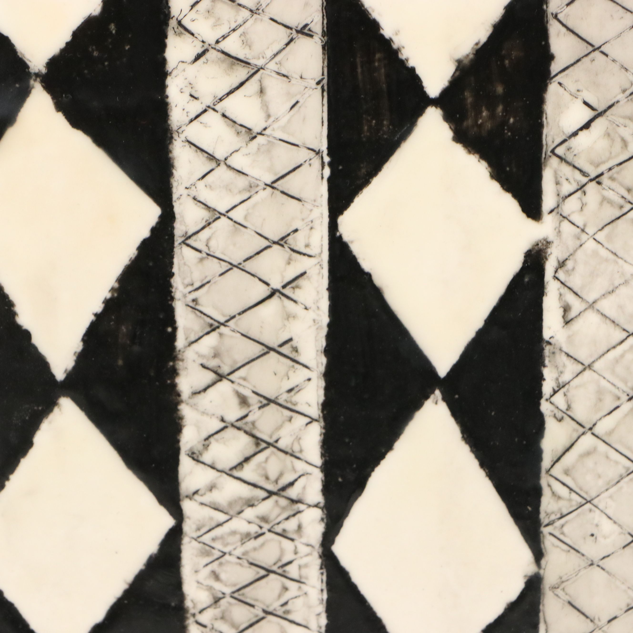 Anne Straus Encaustic Oil Paintings "Rhythms I" and "Rhythms II," 2007