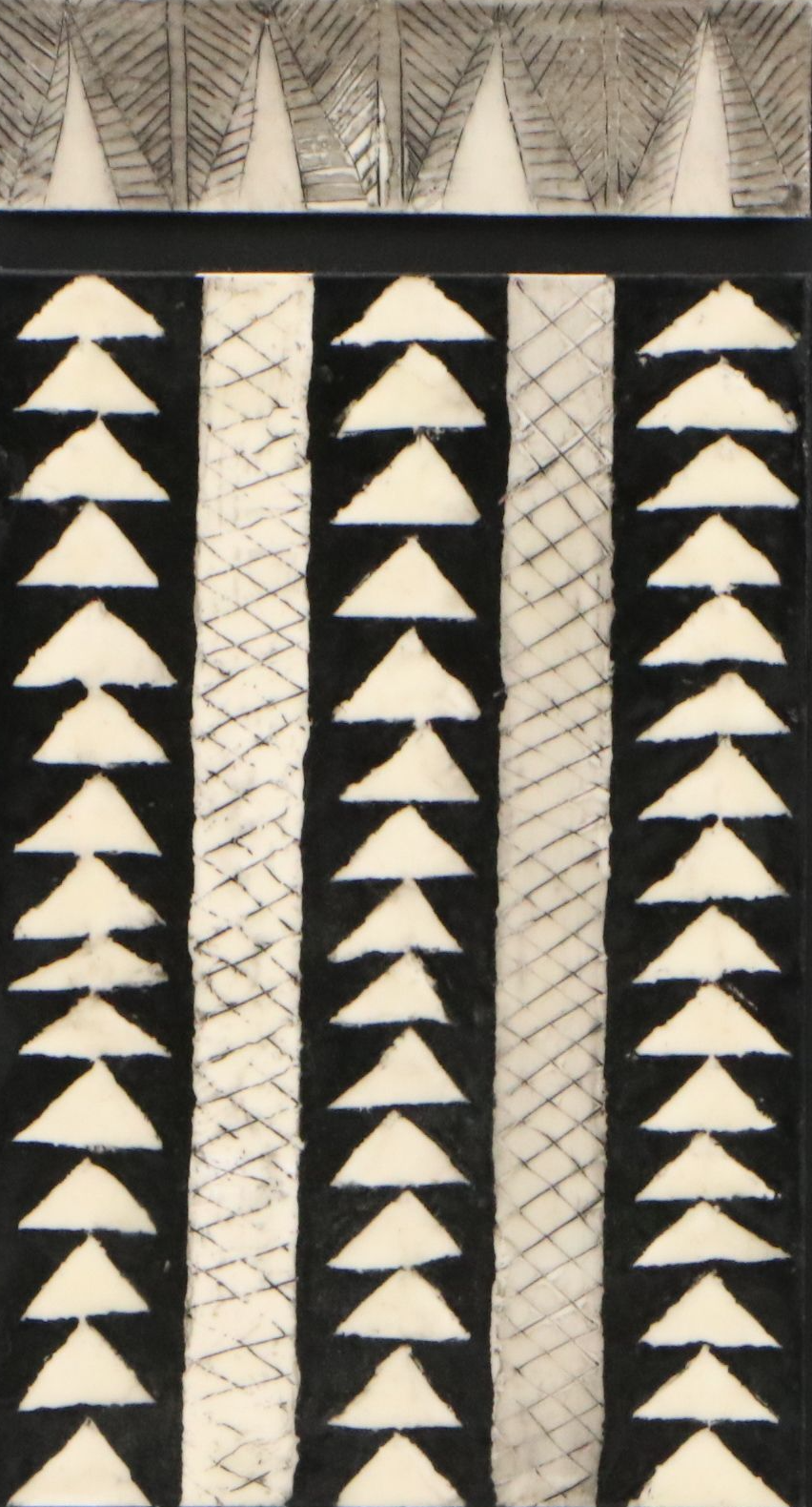 Anne Straus Encaustic Oil Paintings "Rhythms I" and "Rhythms II," 2007