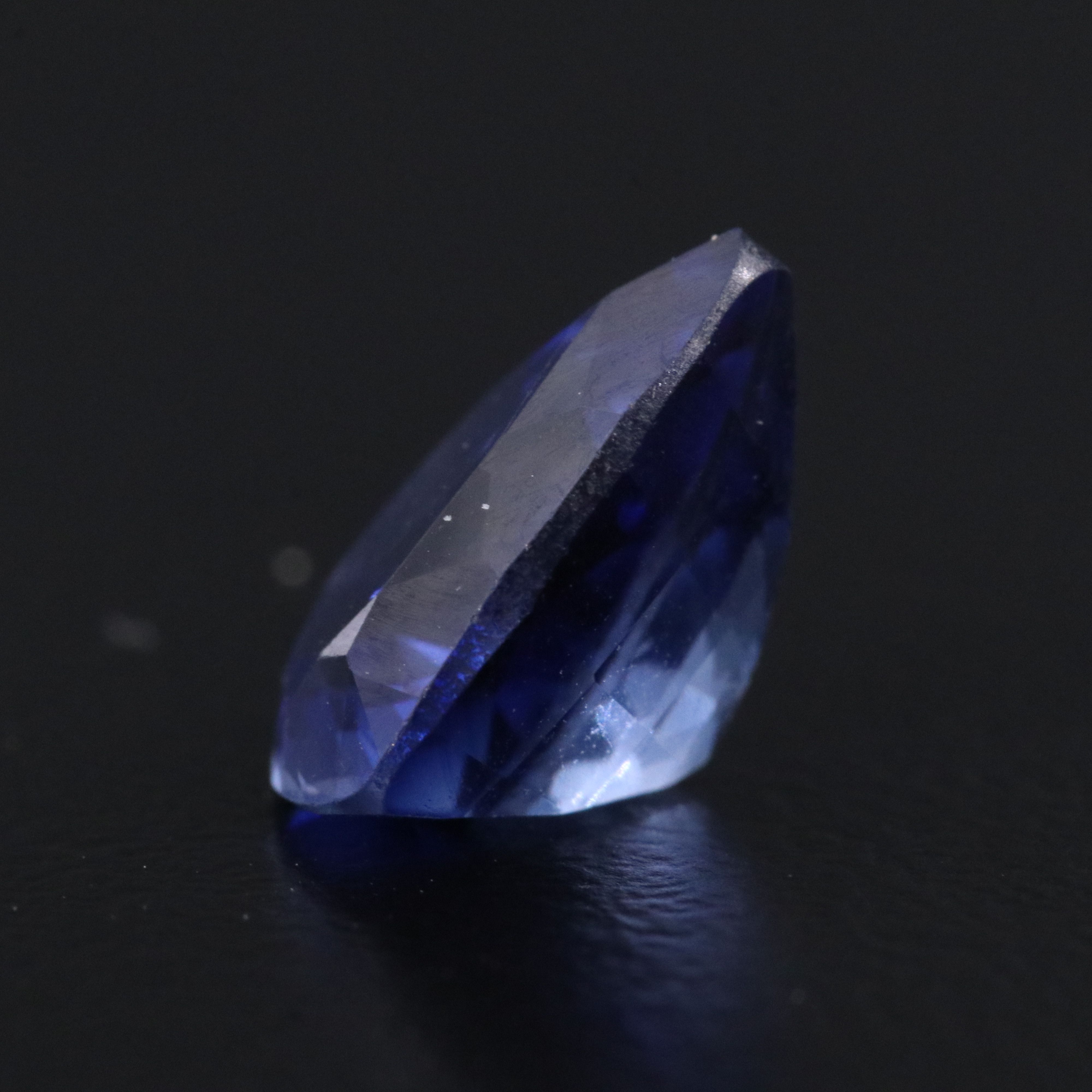 Loose 3.28 CT Lab Grown Sapphire