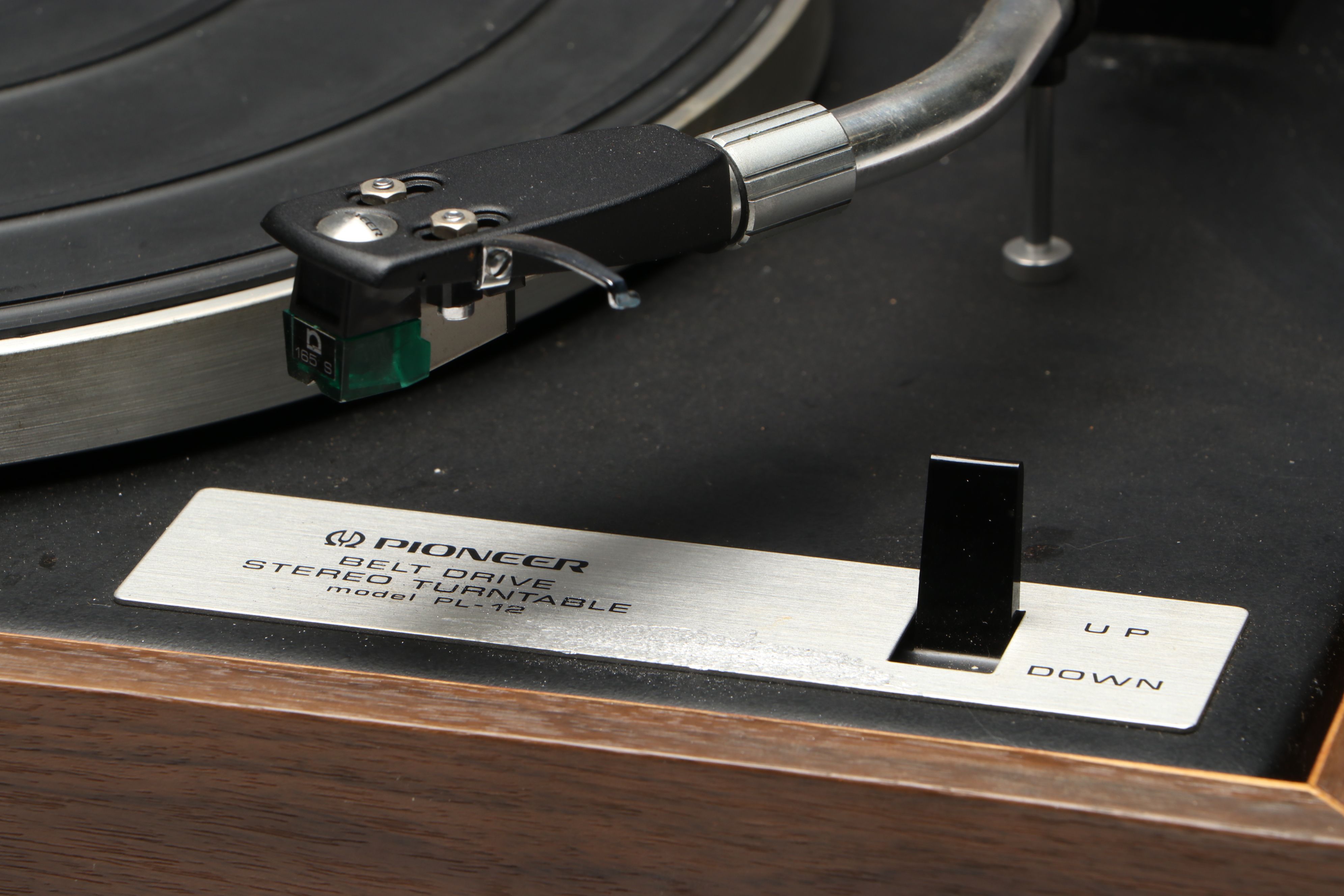 Pioneer PL-12 Turntable with SX-440 Stereo Receiver, Late 20th Century