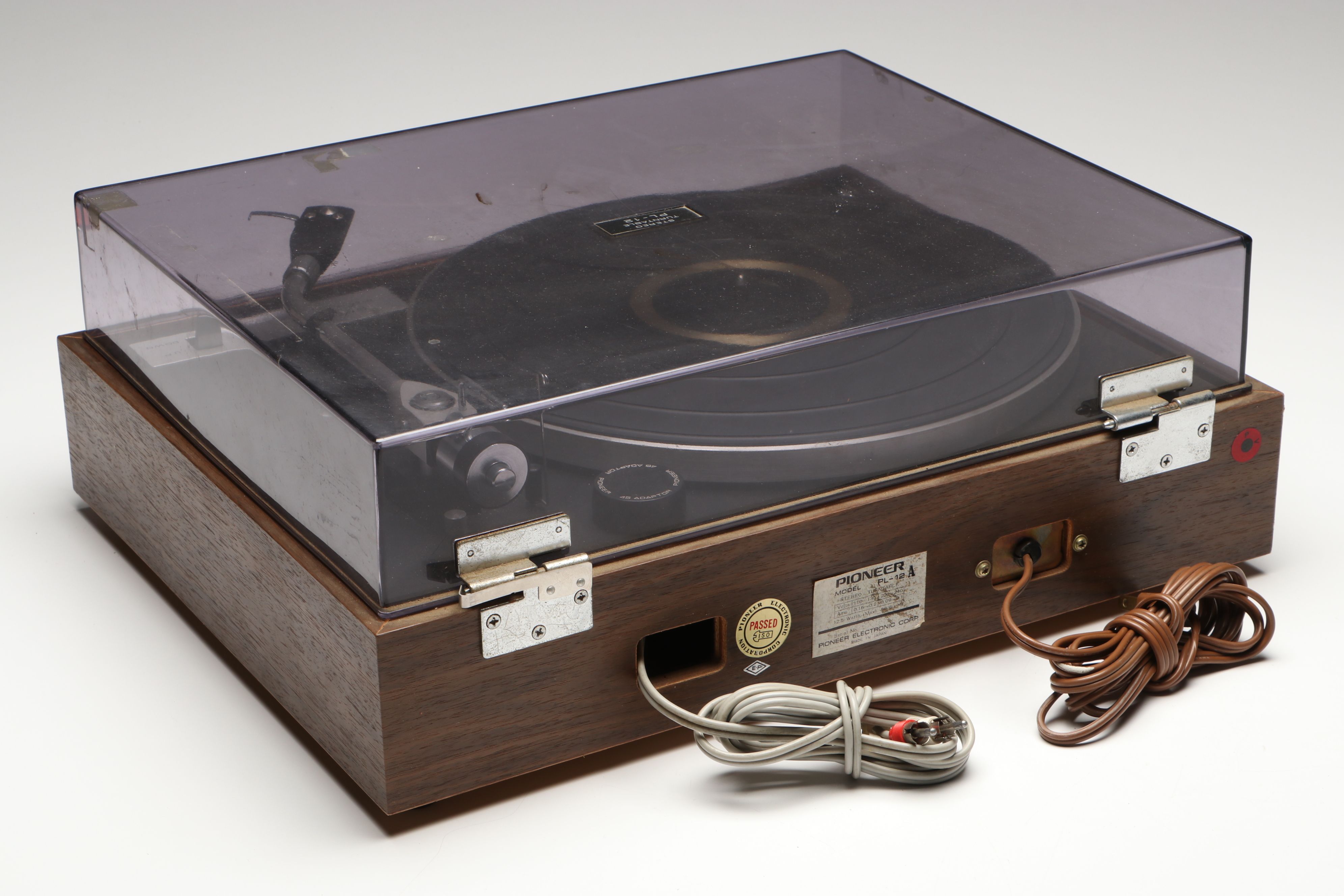 Pioneer PL-12 Turntable with SX-440 Stereo Receiver, Late 20th Century