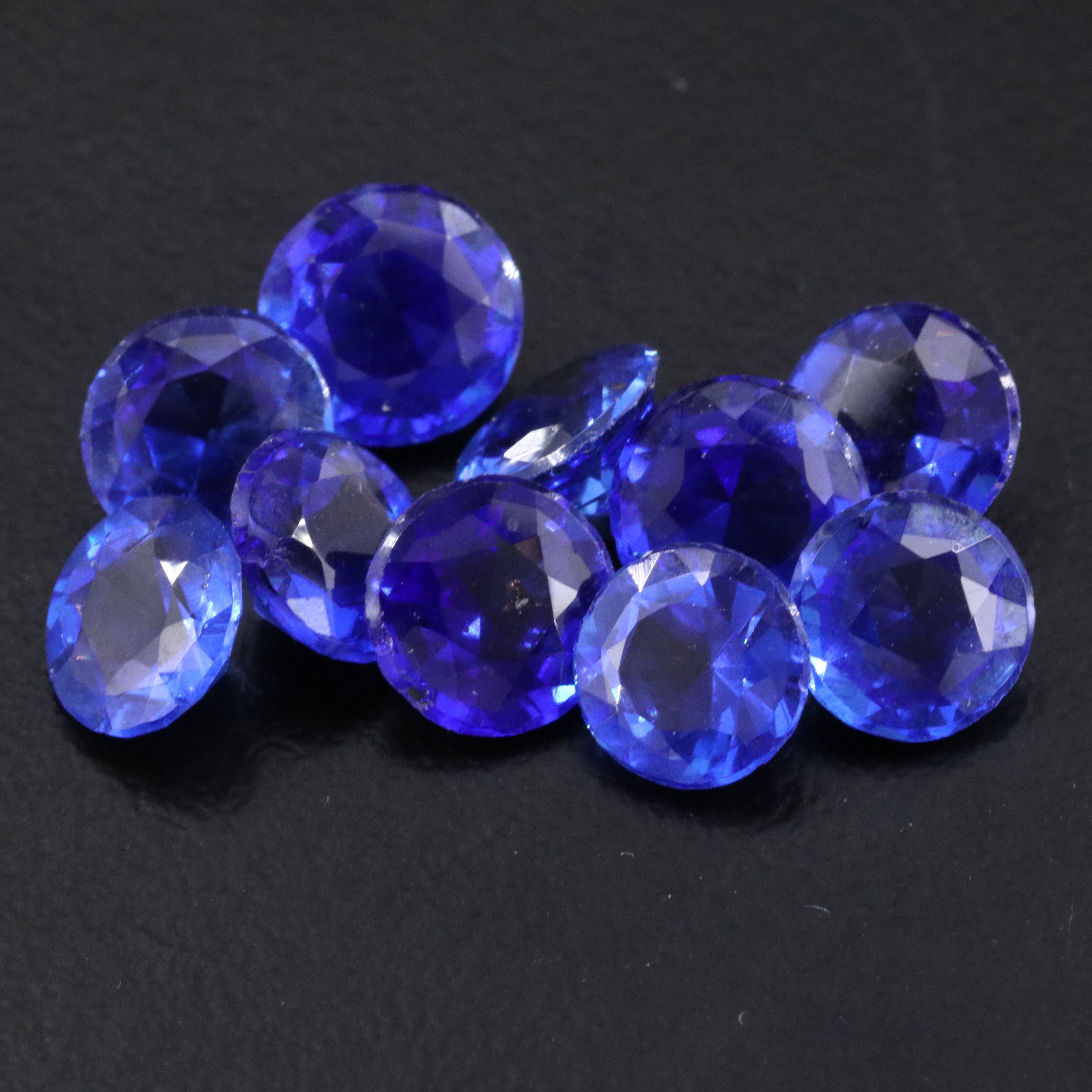 Loose 12.35 CTW Garnet and Glass Doublets