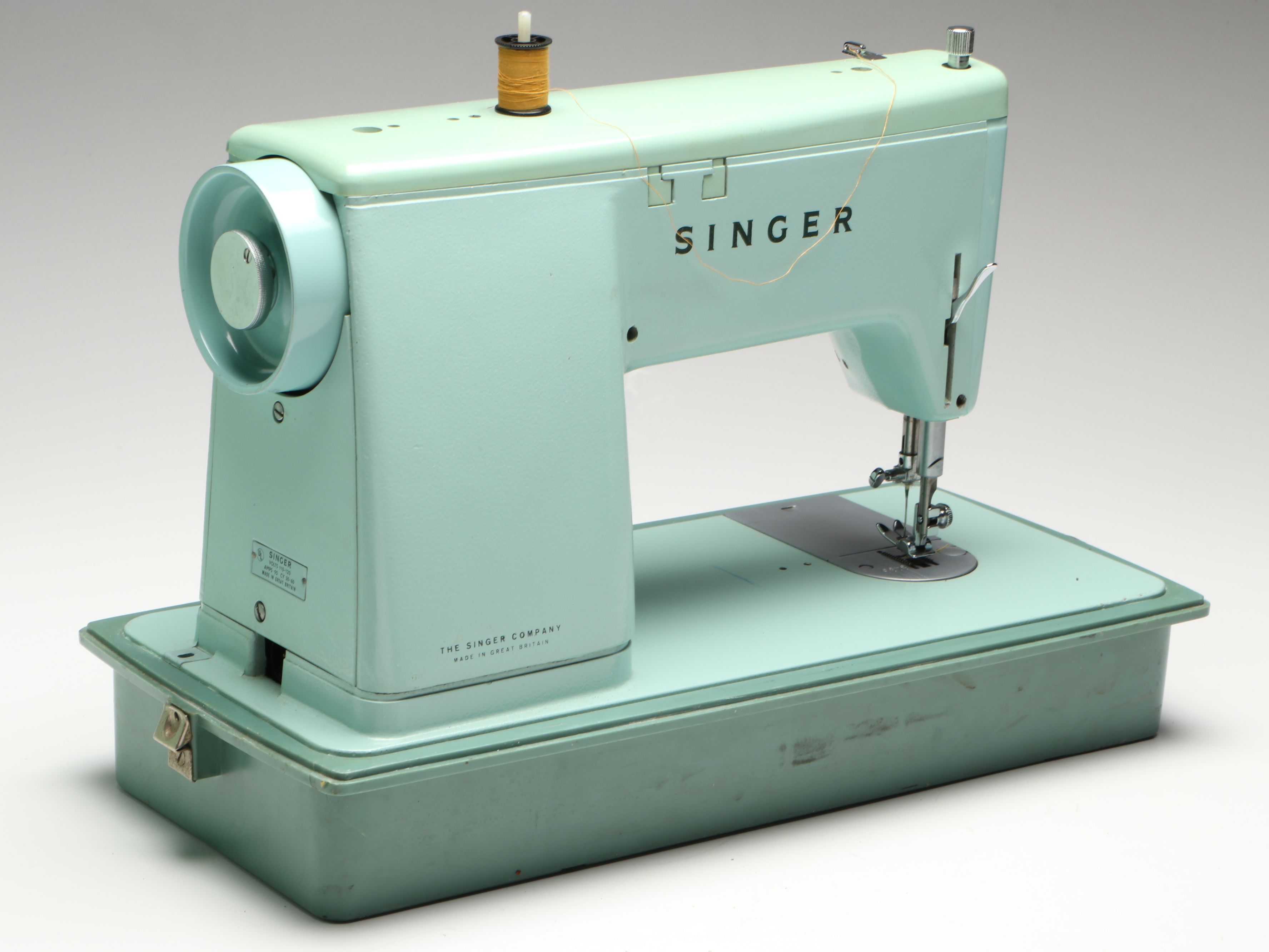 Singer Model 337 Electric Sewing Machine with Carrying Case, 1960s