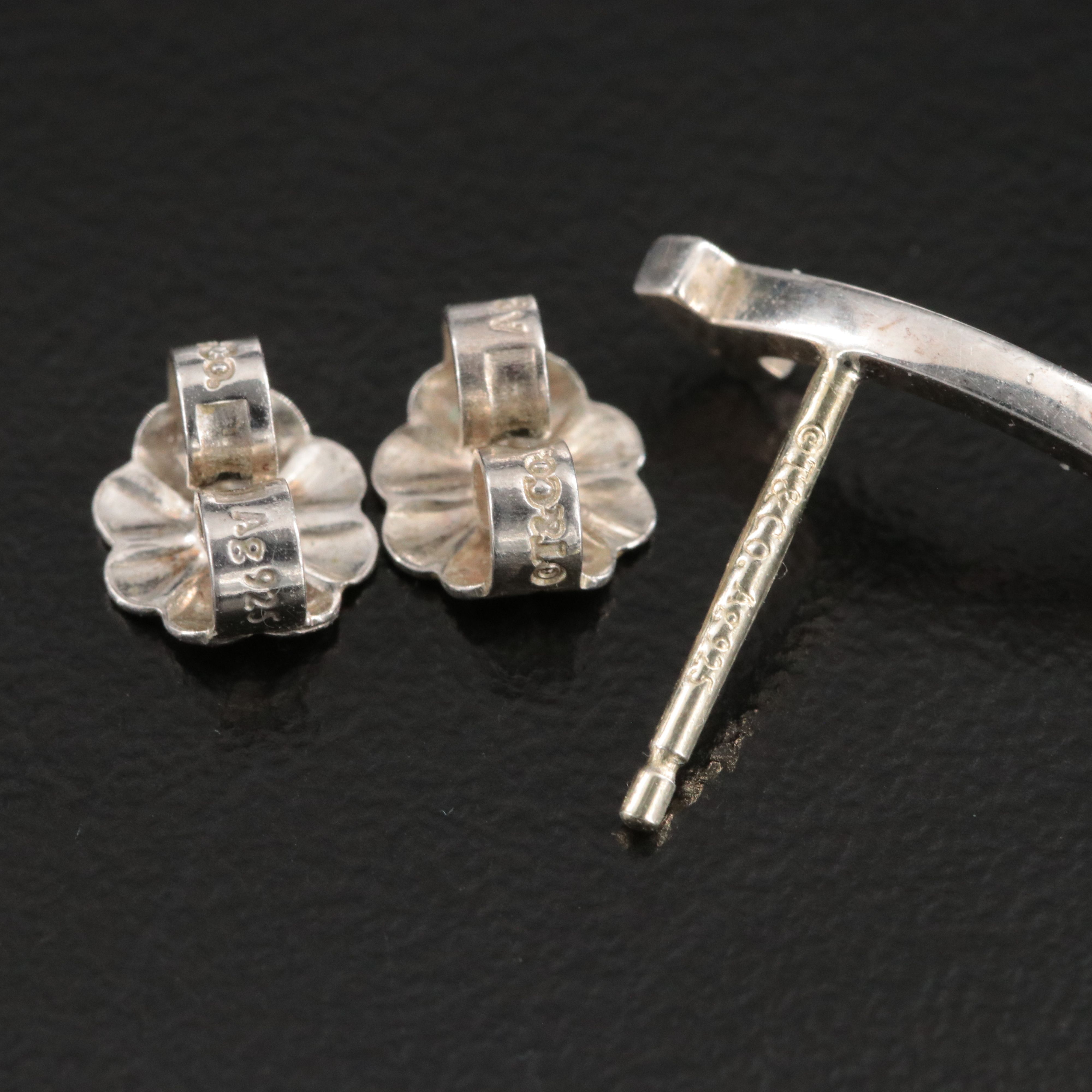 Tiffany & Co. Tiffany T Sterling Smile Earrings