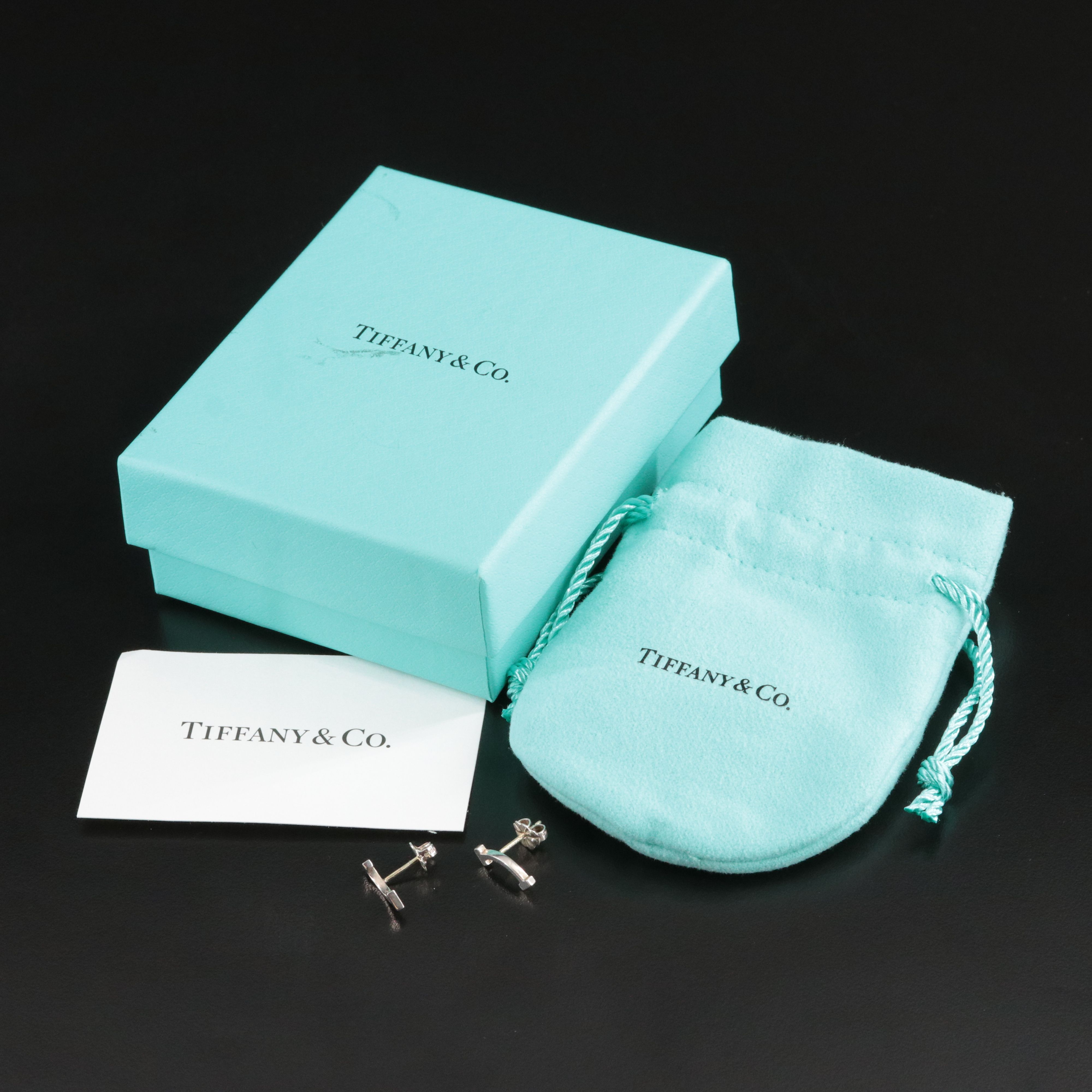 Tiffany & Co. Tiffany T Sterling Smile Earrings