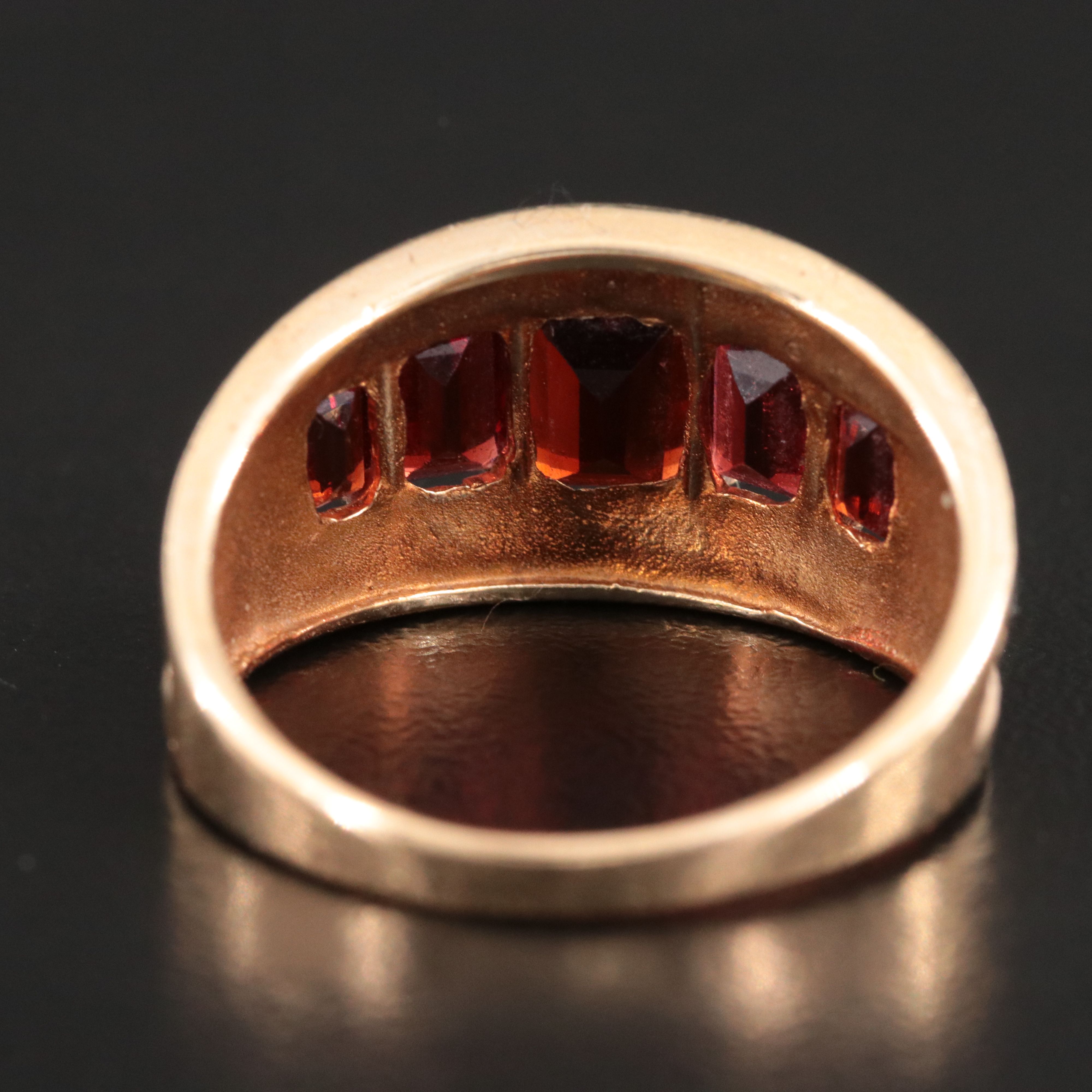 10K Garnet Ring