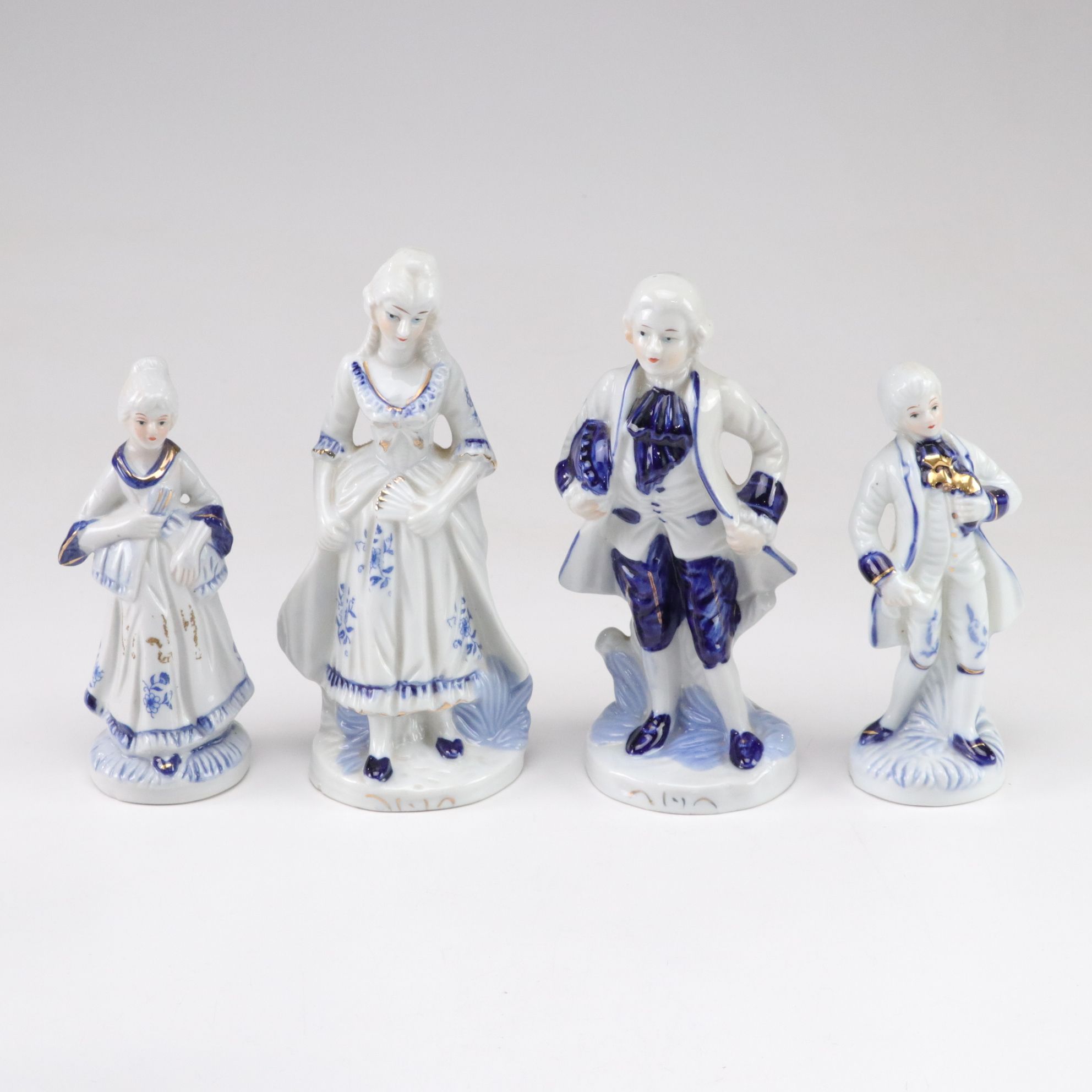 Delft Blue and White Figurines, Mini Vases and More