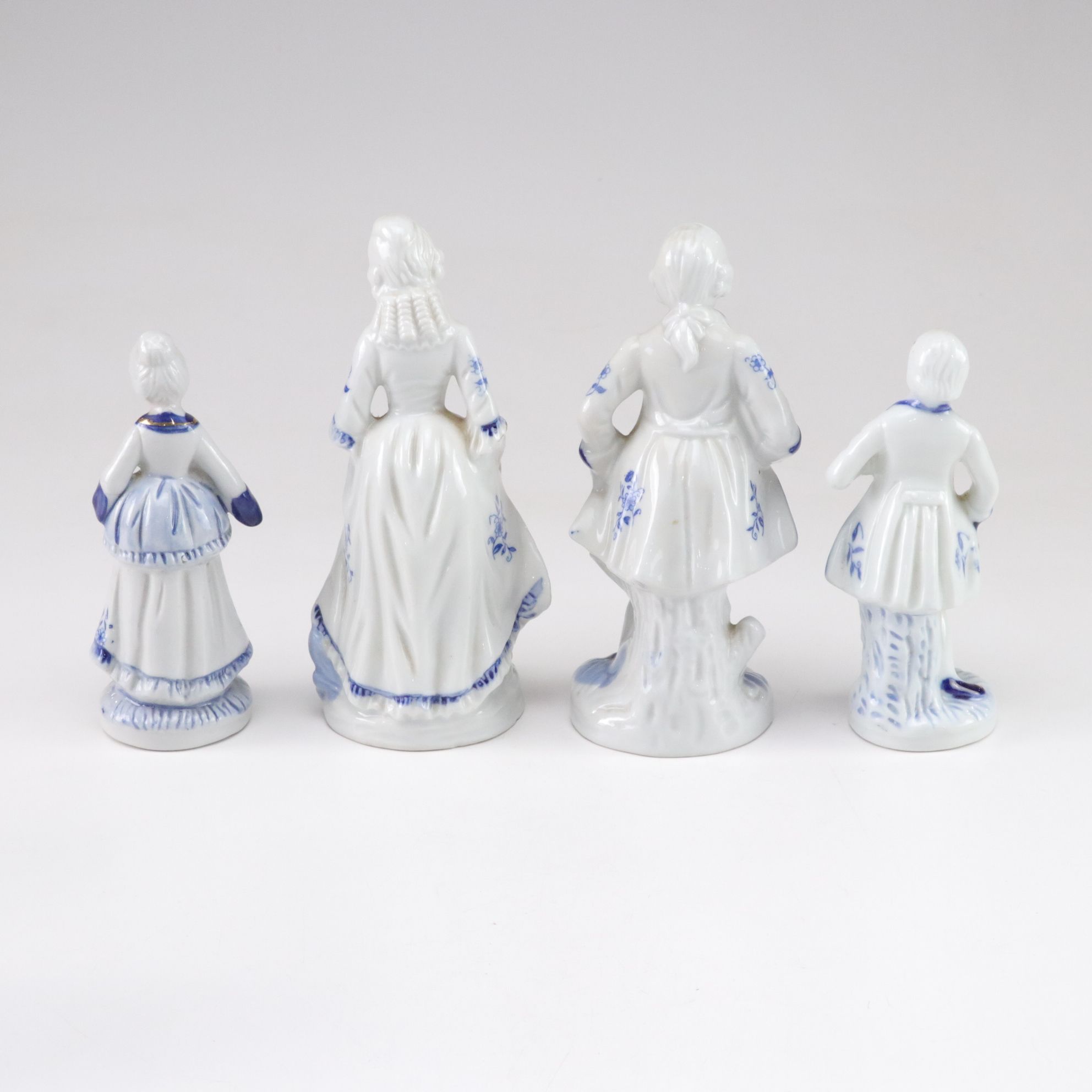 Delft Blue and White Figurines, Mini Vases and More