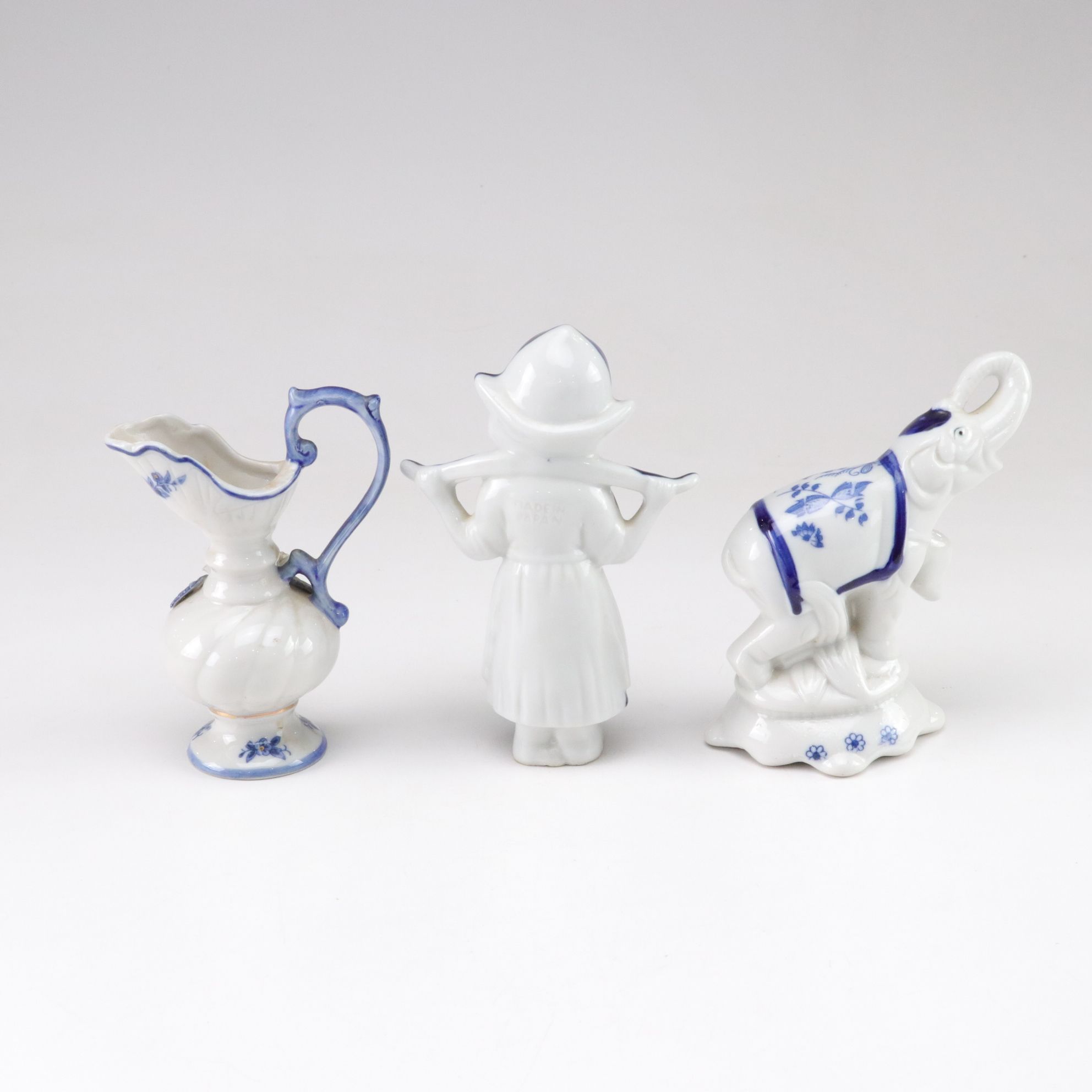 Delft Blue and White Figurines, Mini Vases and More