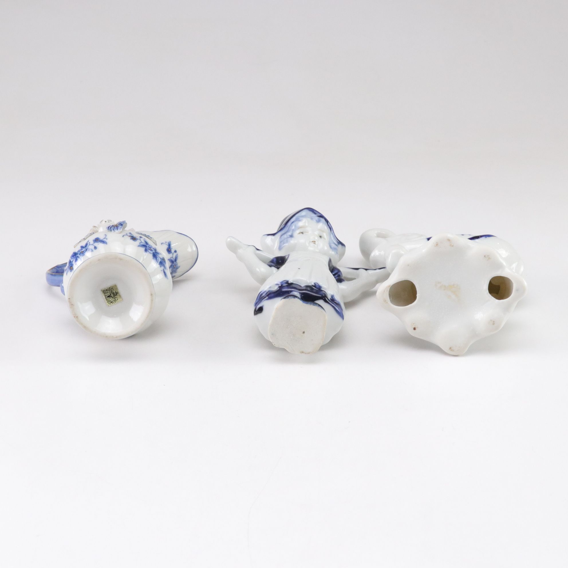 Delft Blue and White Figurines, Mini Vases and More