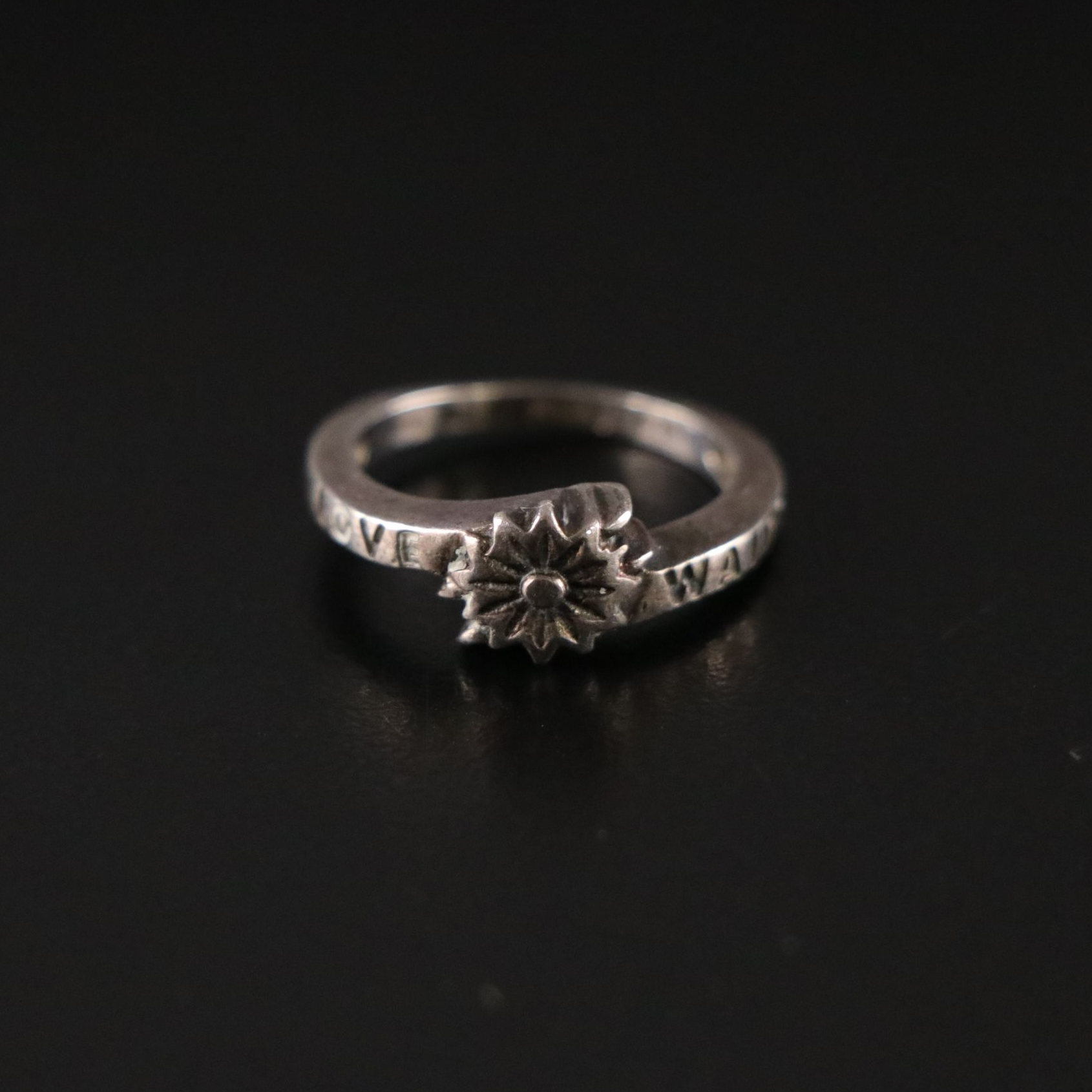 Sterling Silver "True Love Waits" Purity Ring