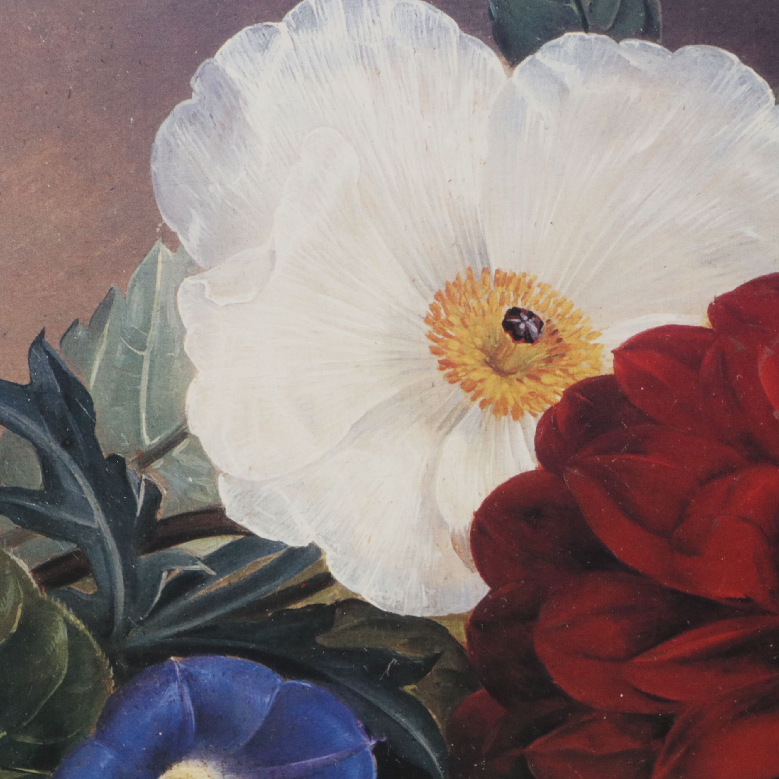 Floral Still Life Offset Lithograph After Johan Laurentz Jensen, 21st Century