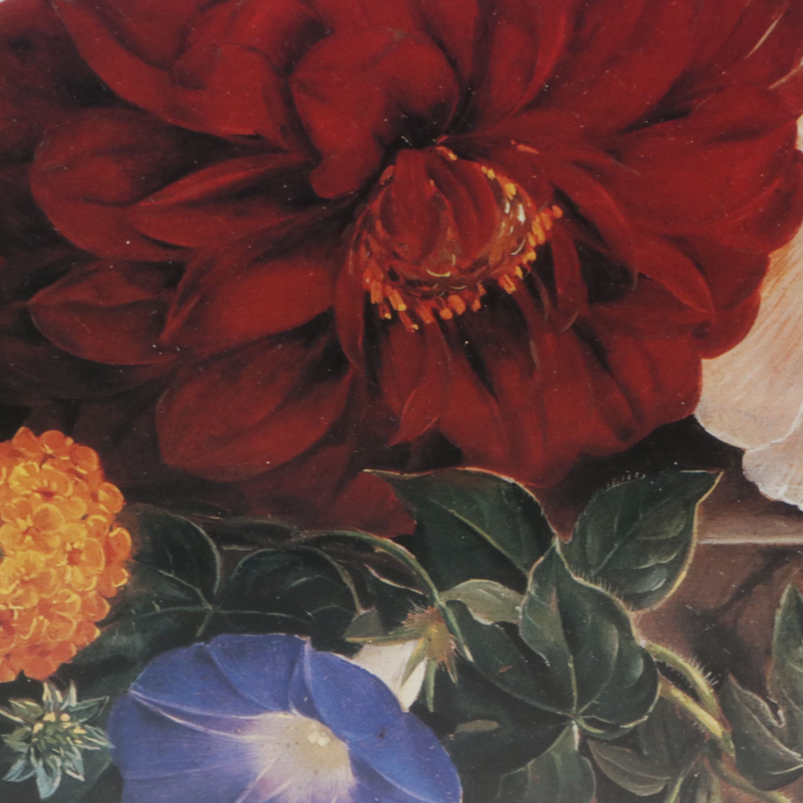 Floral Still Life Offset Lithograph After Johan Laurentz Jensen, 21st Century