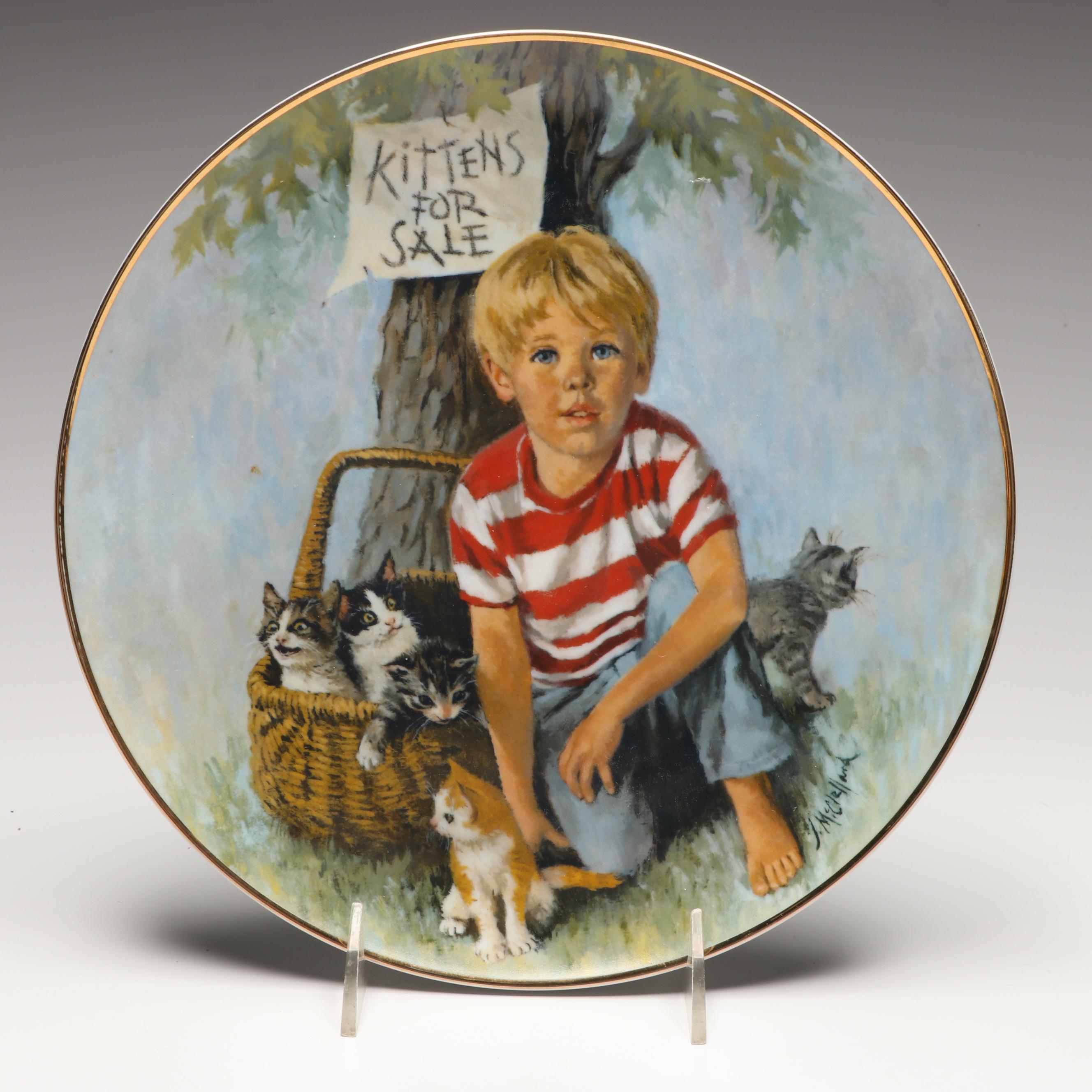 Reco "Awakening" by John McClelland and More Collector Plates, 1970s-1980s